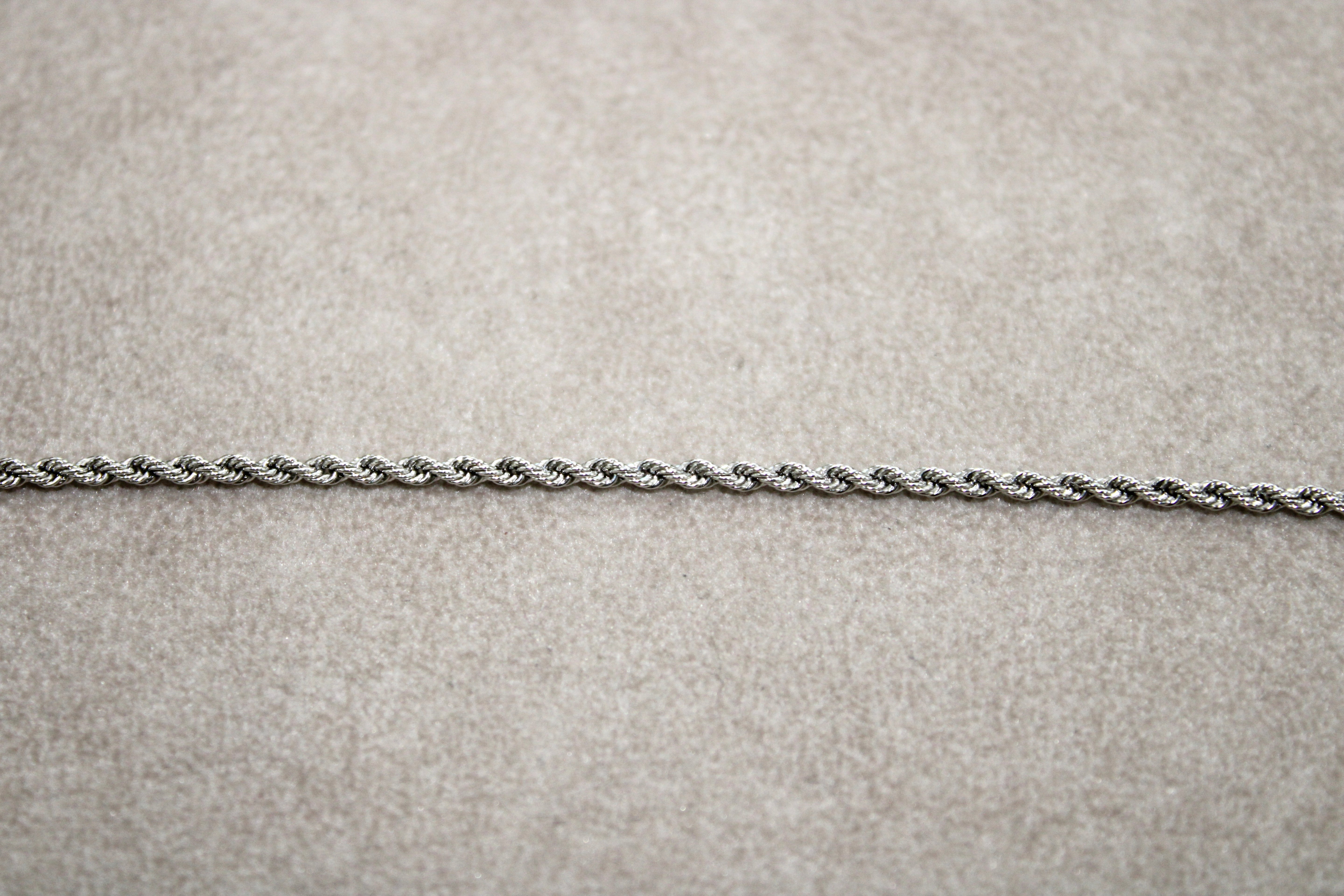 Bracciale Torchon in Oro Bianco 18K