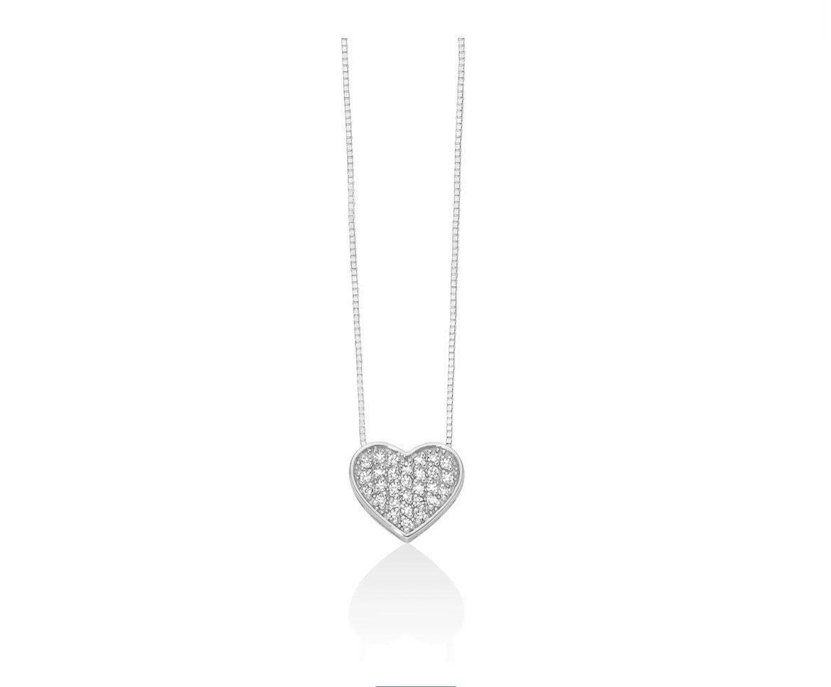Miluna Collana Cuore con Diamanti CLD4919