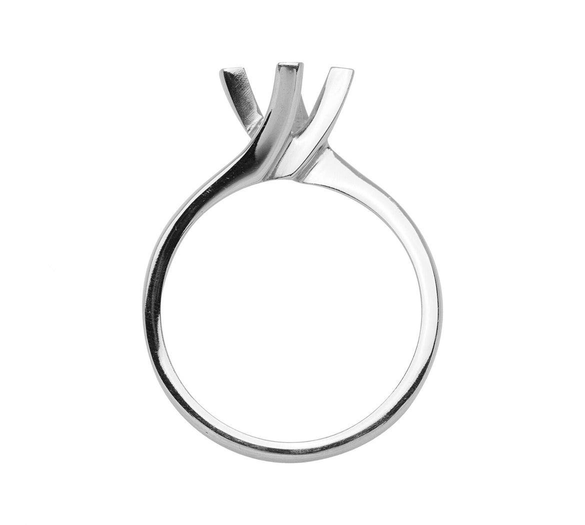 Anello Solitario Valentino Griffe Quadrate