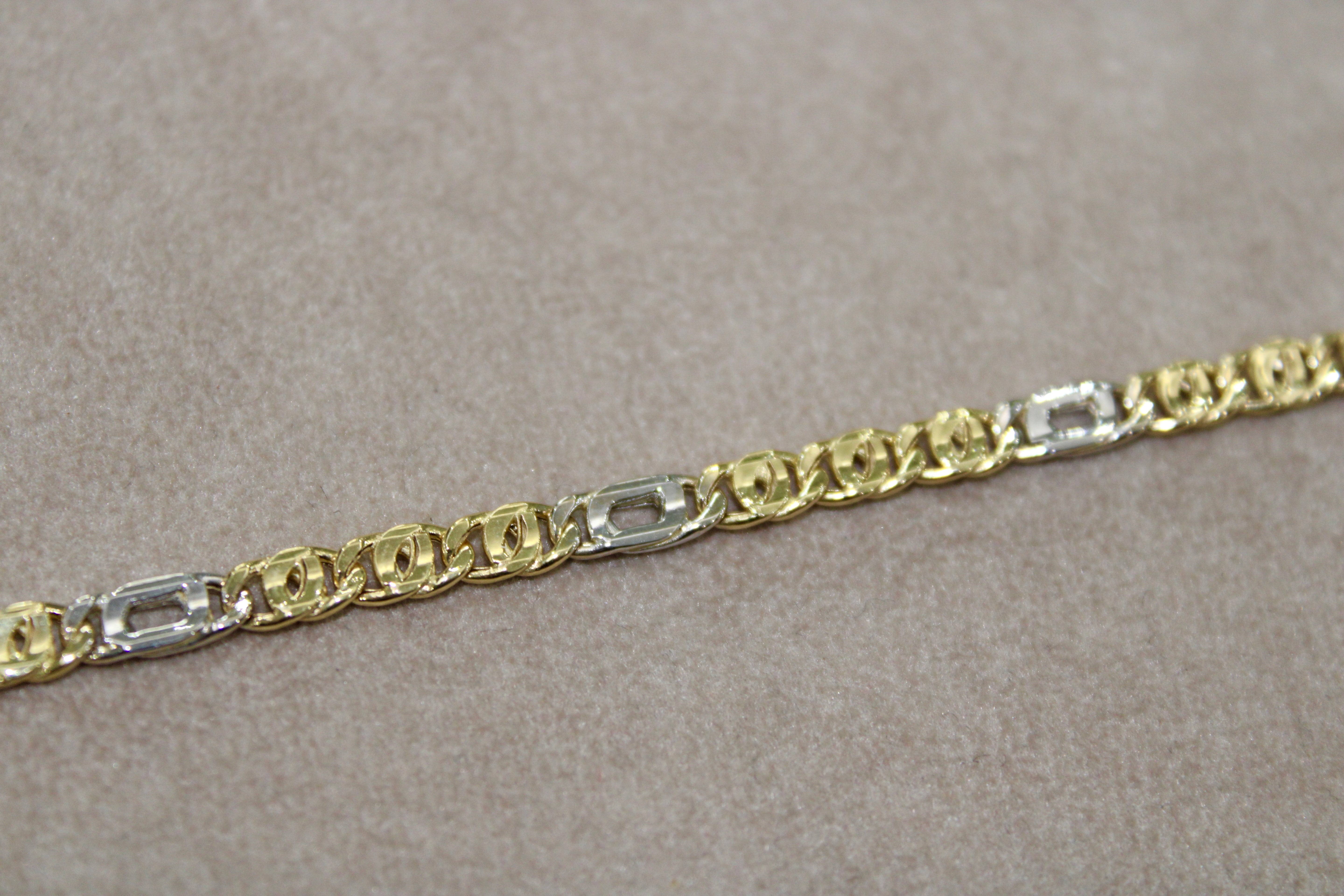 Bracciale Bi-colore in oro 18k