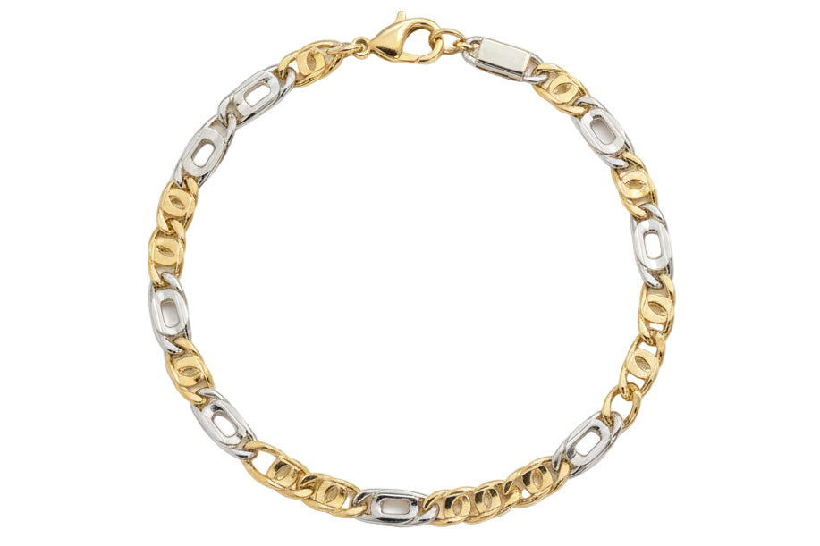 Bracciale Bi-colore in oro 18k