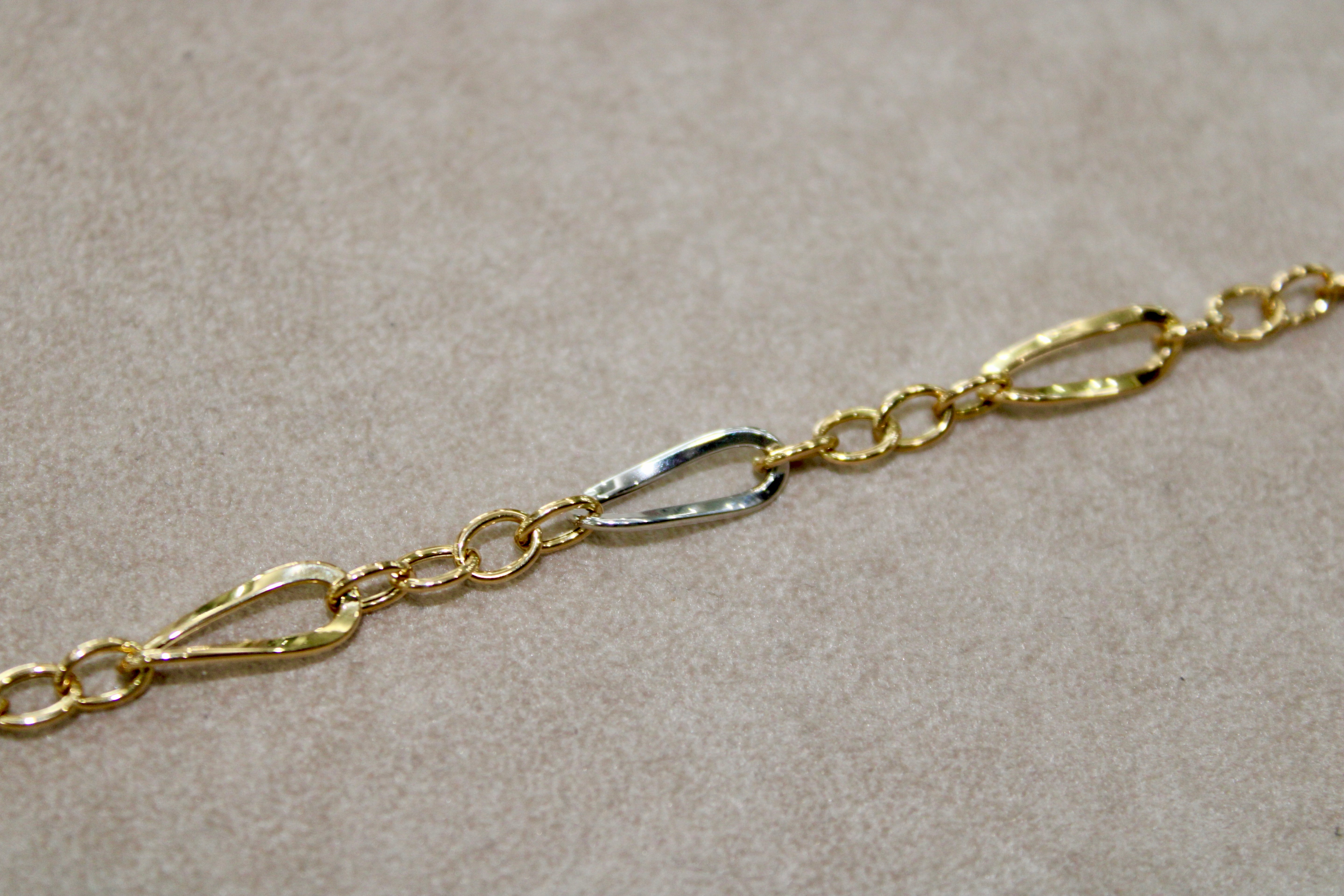 Bracciale in Oro Bi-Colore 18K