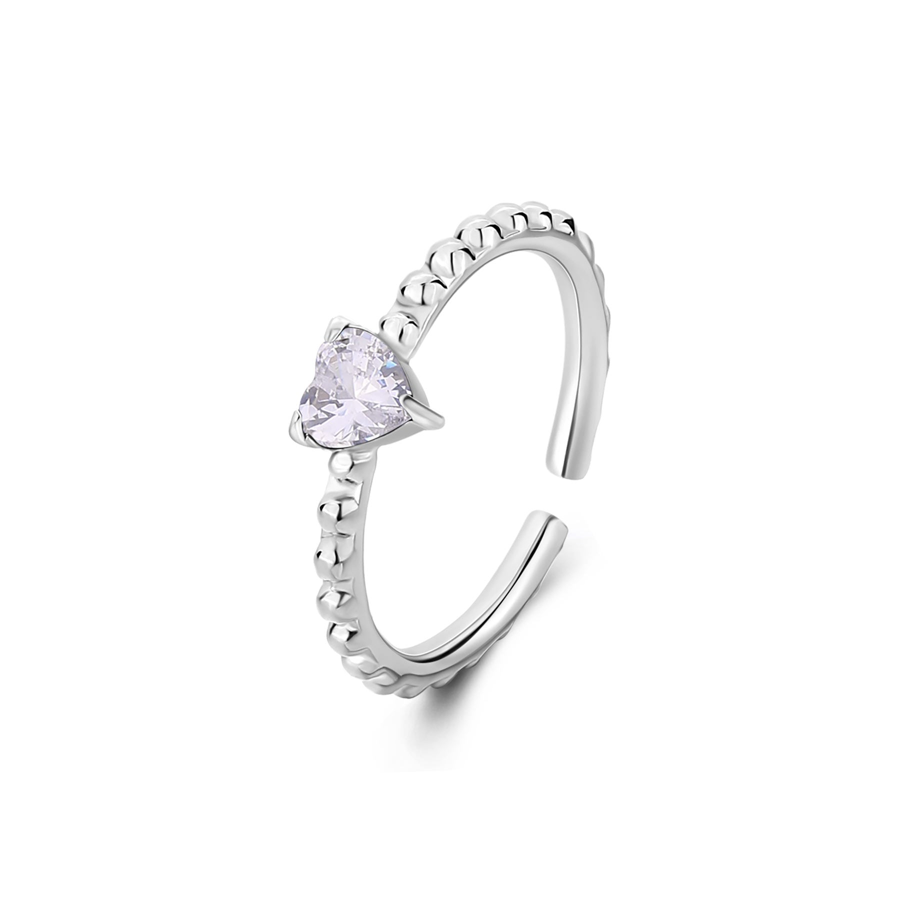 S’Agapõ Anello Dazzly Cuore SDZ124