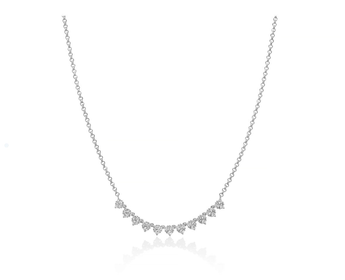 Miluna Collana Unica Neve CLD4921