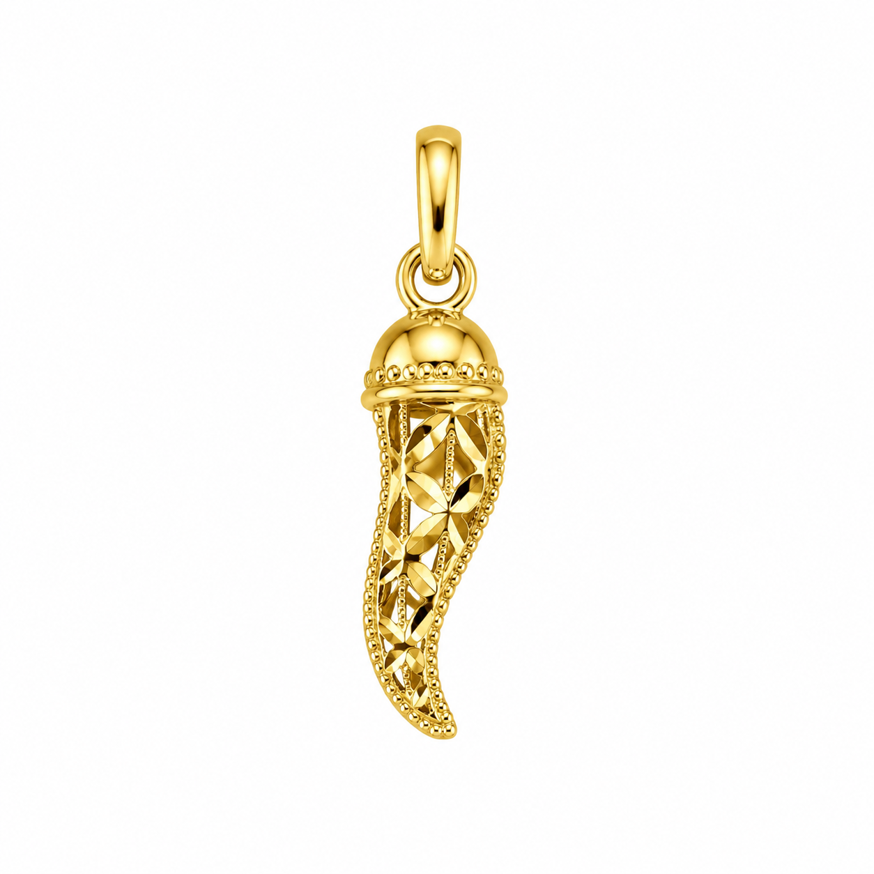 Ciondolo Corno in Oro 18k GRC68