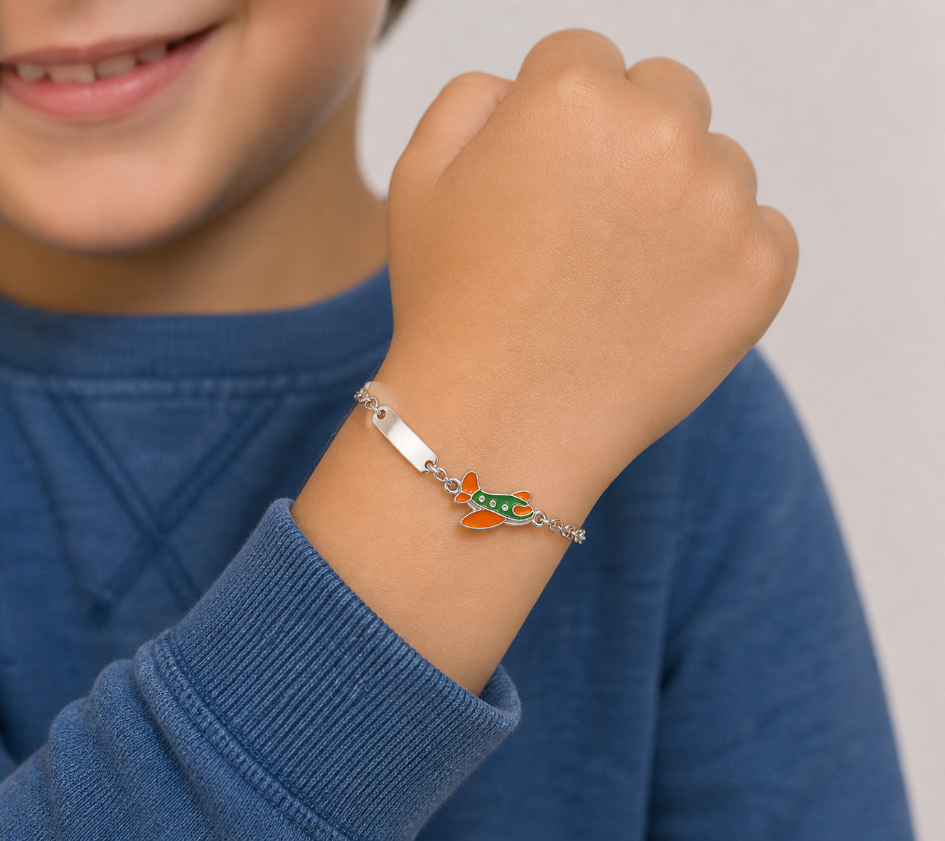 Bracciale Argento 925 Aereo