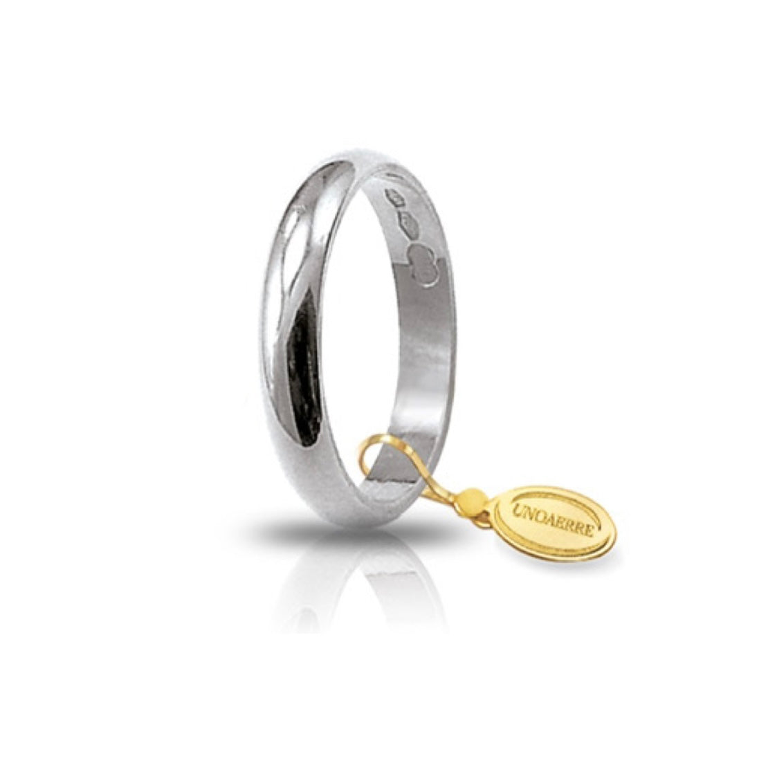 Fede Nuziale Classica gr. 5 in Oro Bianco 750