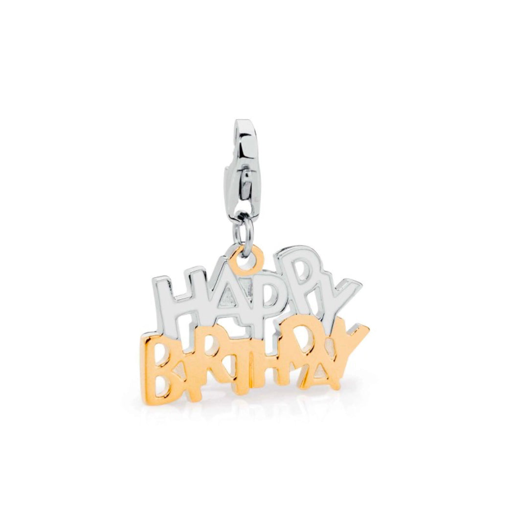 S’Agapõ Charm Happy Birthday SHA80