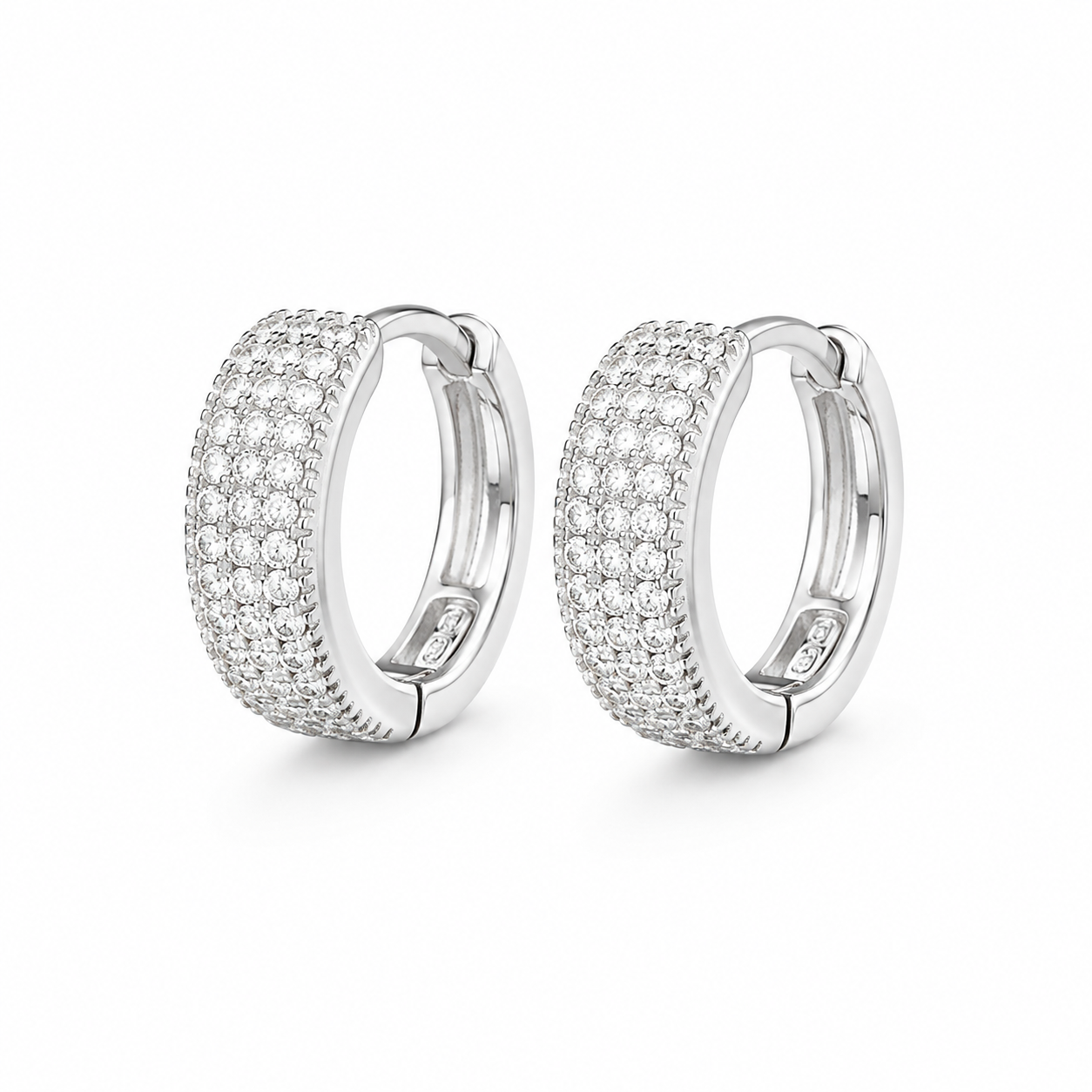 Orecchini Cerchi in Argento 925 GROA11
