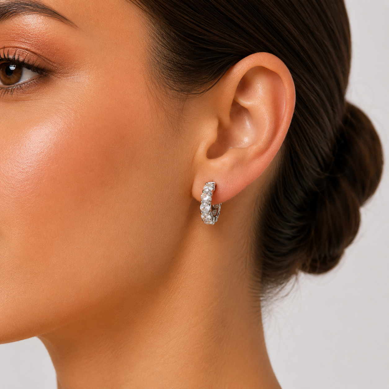 Orecchini Cerchi in Argento 925 GROA10