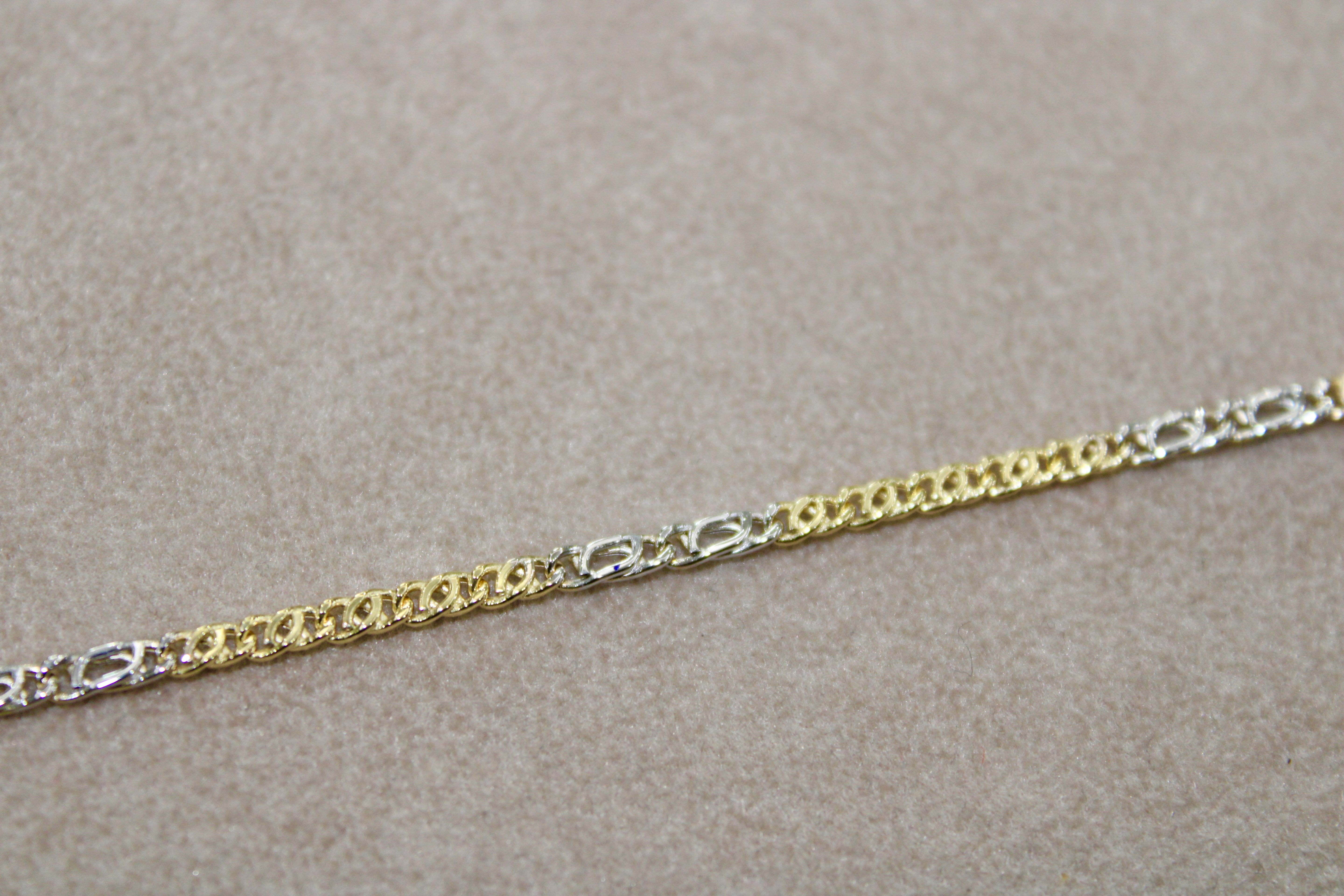 Bracciale Bi-Colore in Oro 18k