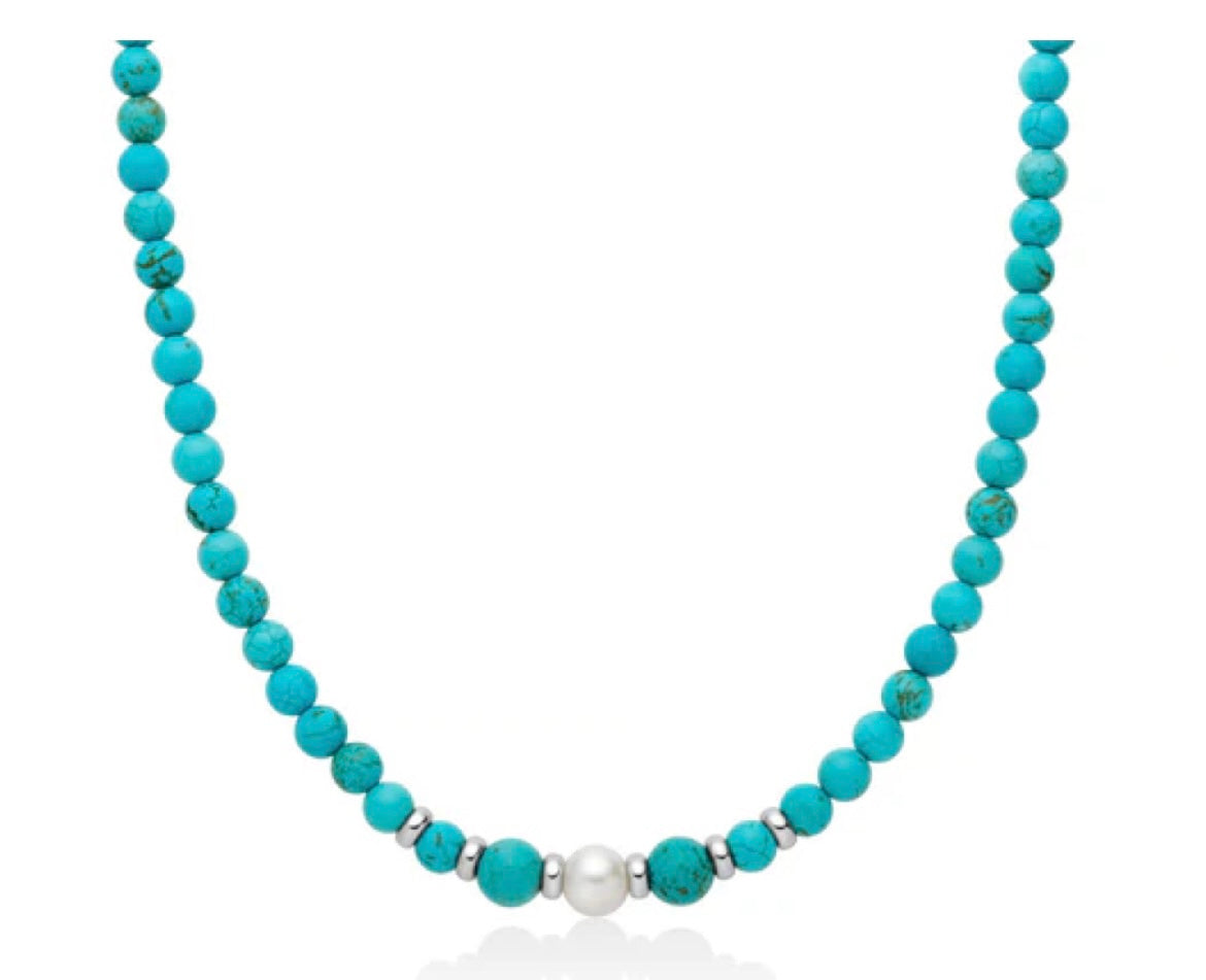 Miluna Collana in Aulite e Perla PCL6521