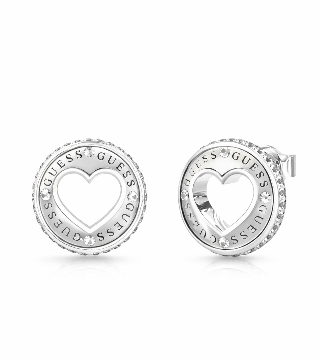 Guess Orecchini Rolling Hearts JUBE0334JWRHT