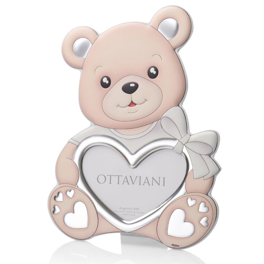 Ottaviani Portafoto Unisex “Orsacchiotto” Panna 7027P