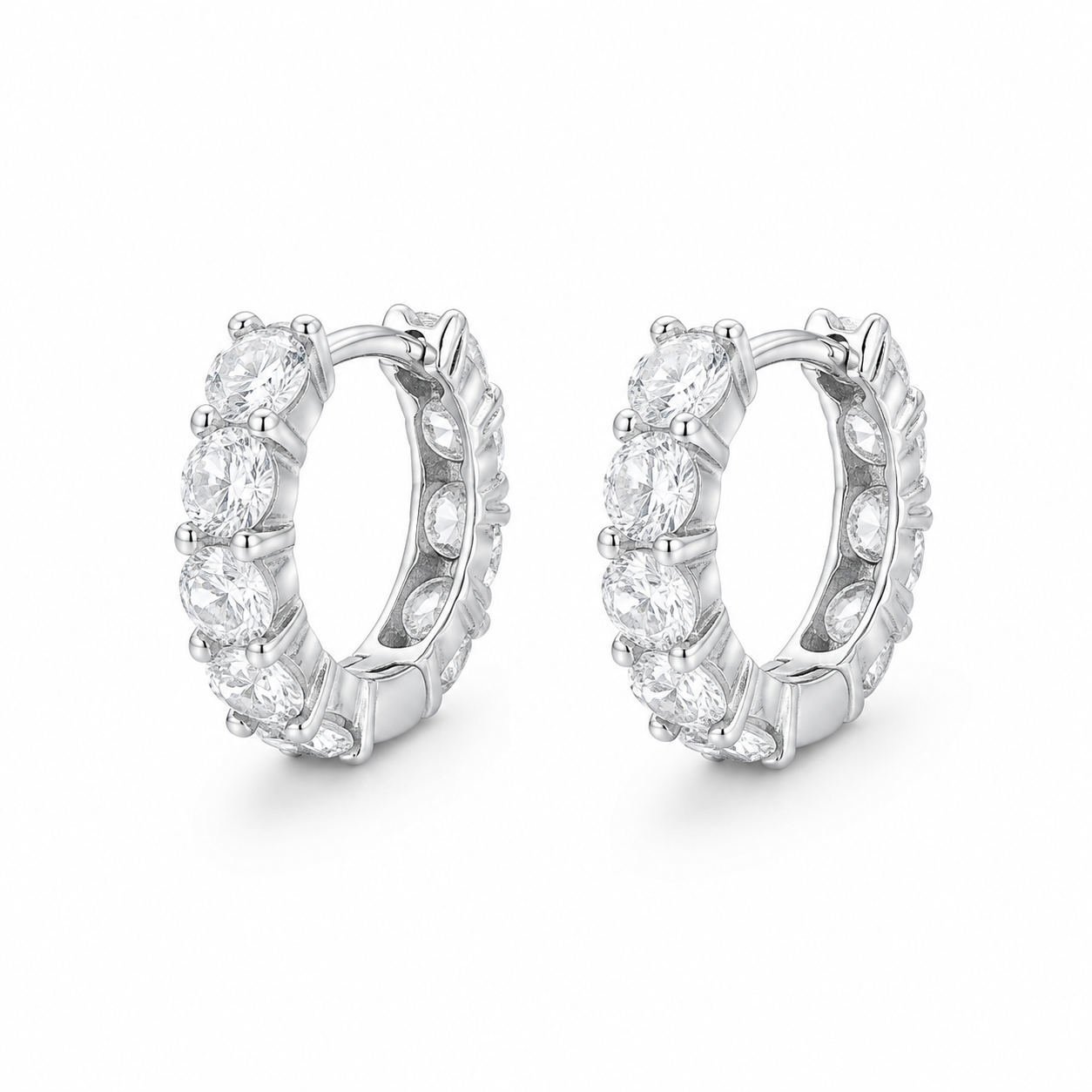 Orecchini Cerchi in Argento 925 GROA10