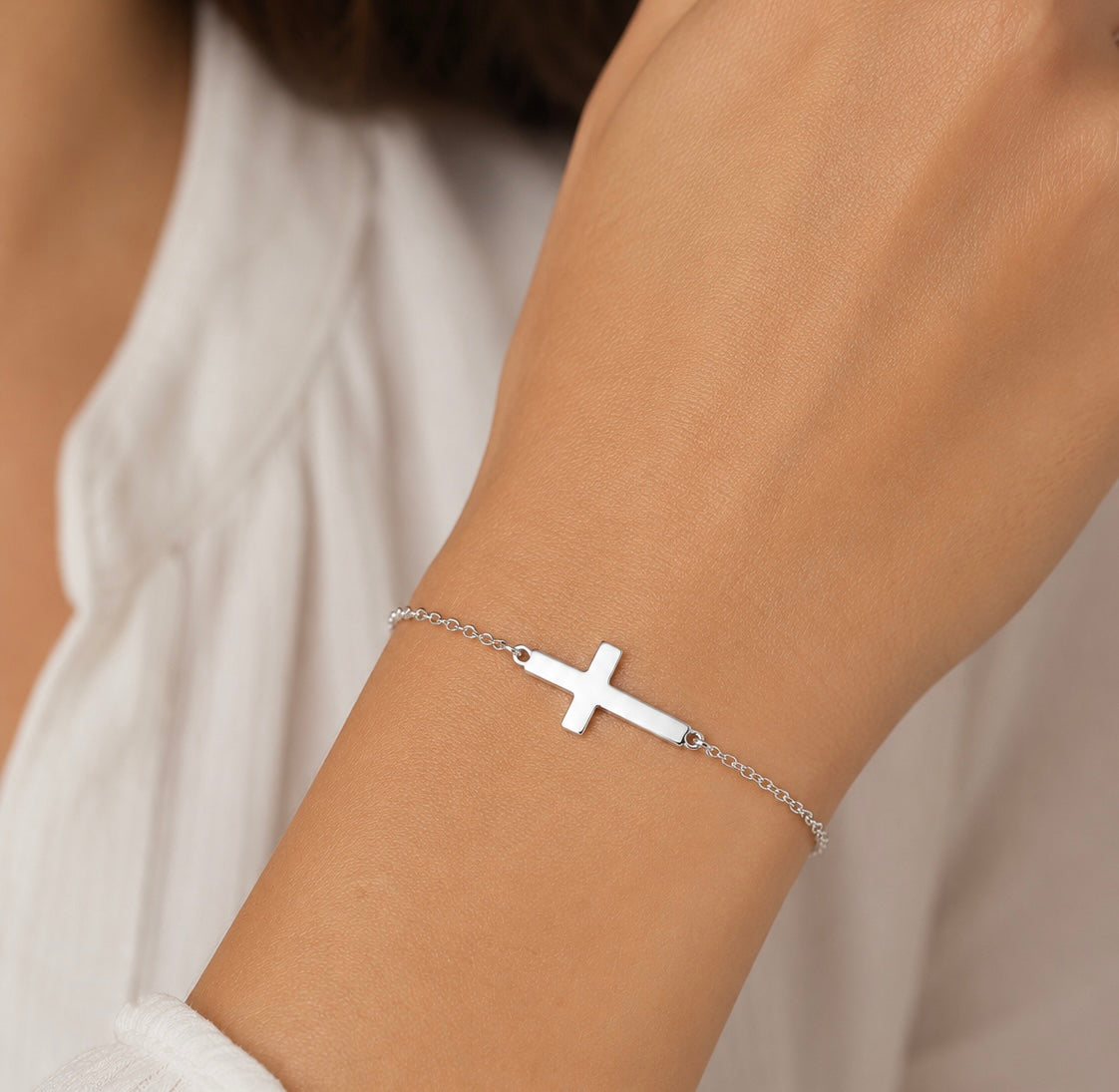 Bracciale in Oro Bianco 18K