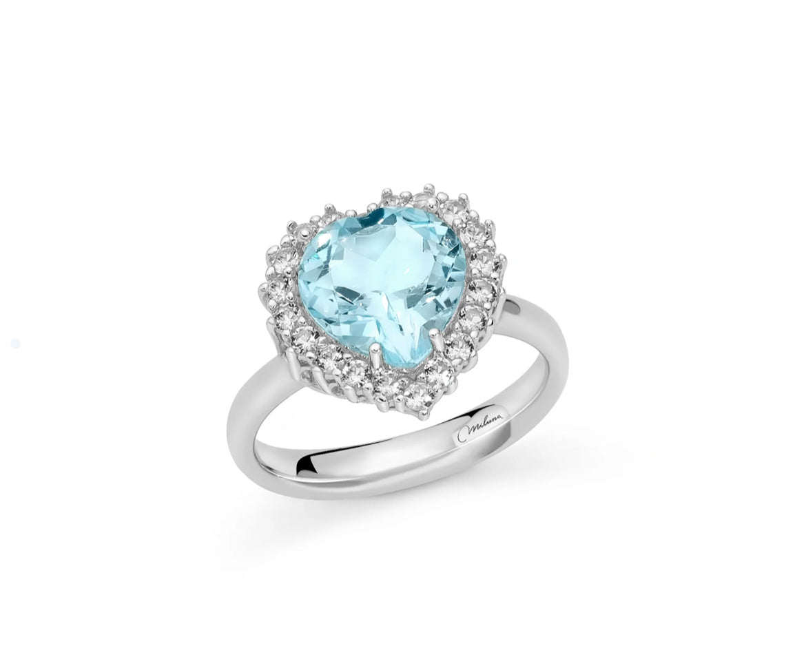 Miluna Anello Gemma Del Cielo LID3889M12