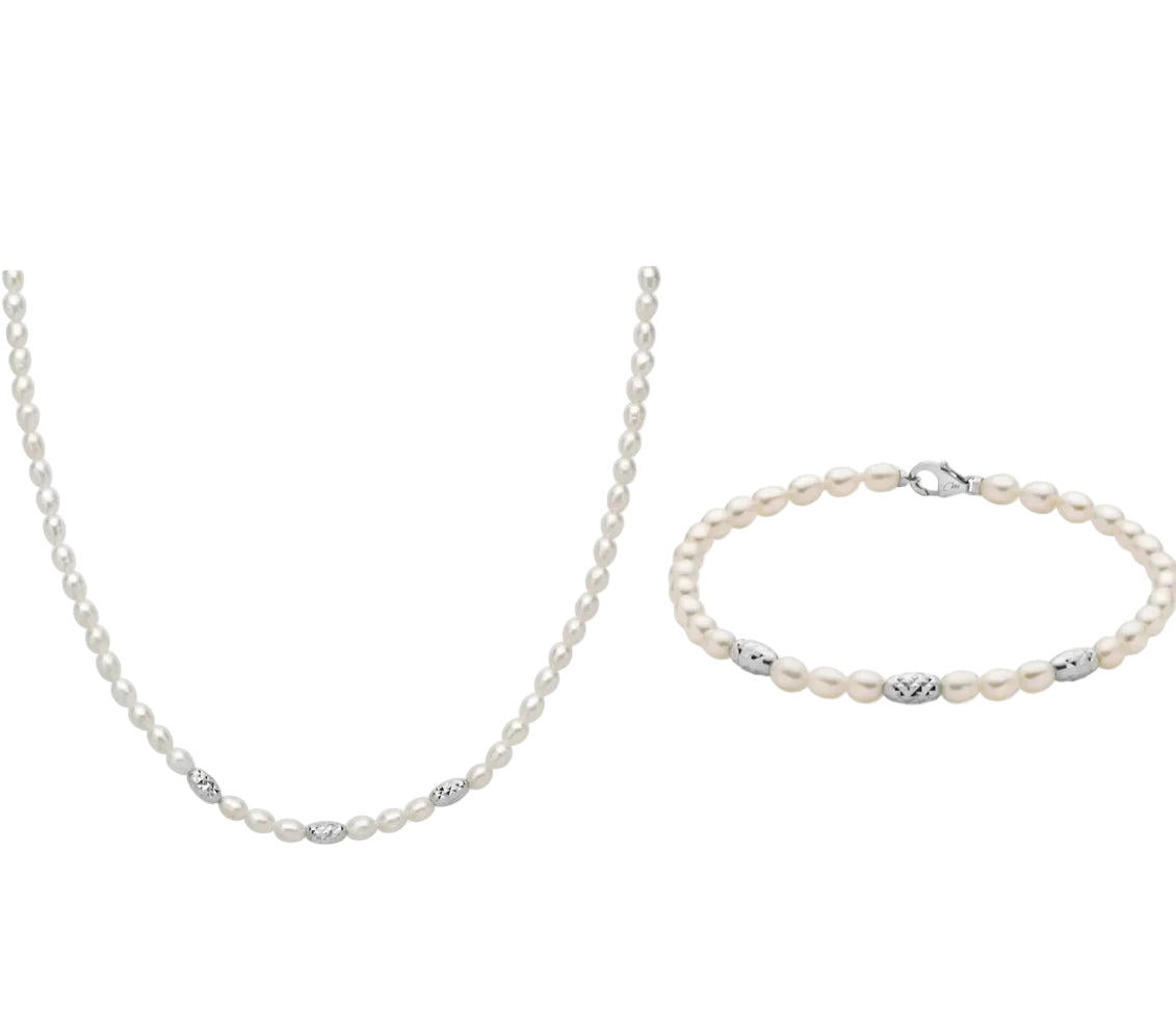 Set Miluna Collana e Bracciale PCL6655B + PBR3641B