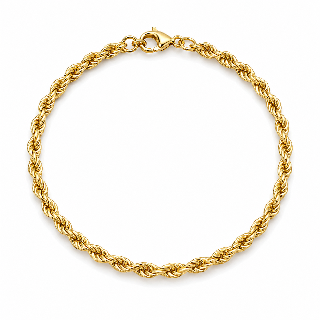 Bracciale Torchon in Oro Giallo 18k