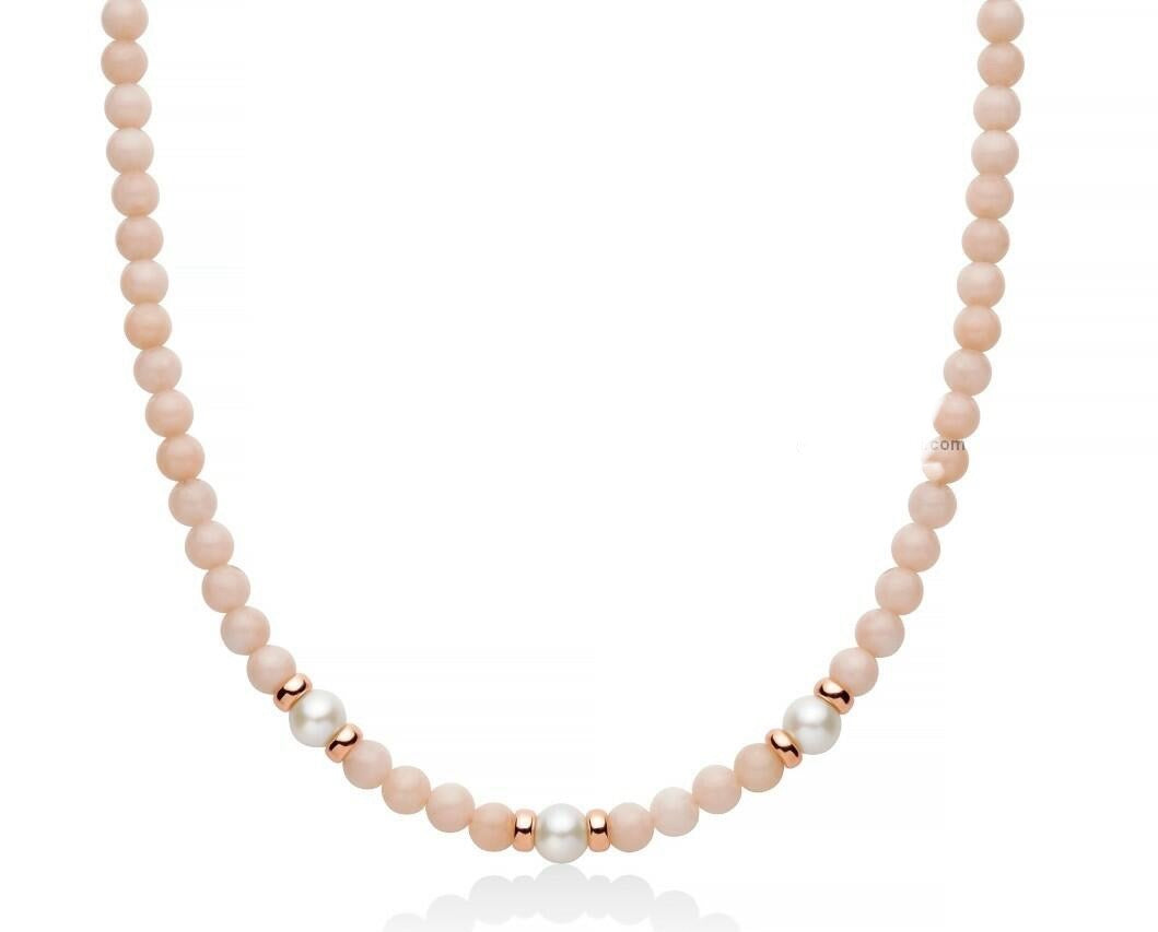 Miluna Collana Giada e Perle PCL6527