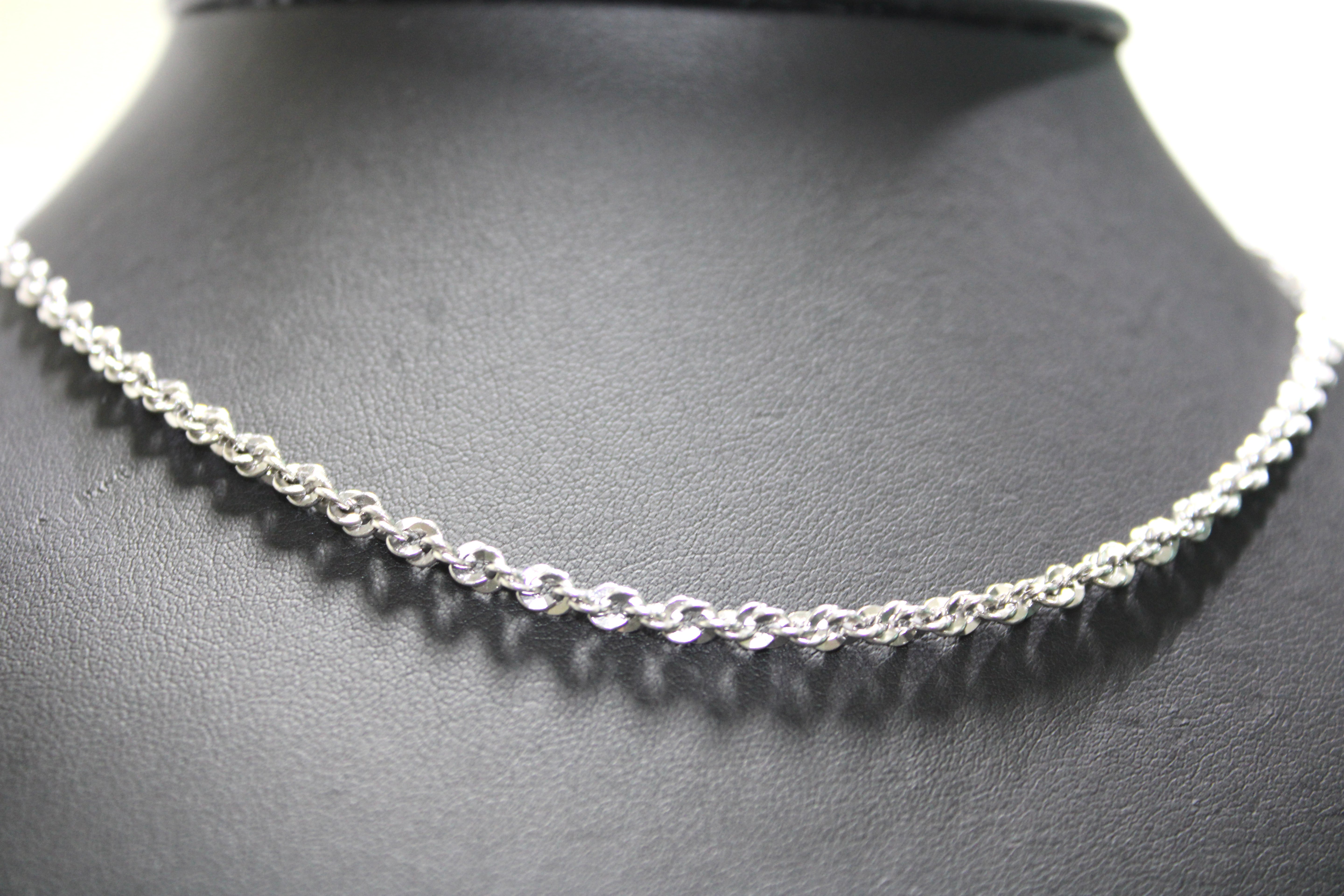 Collana in Oro Bianco 18K