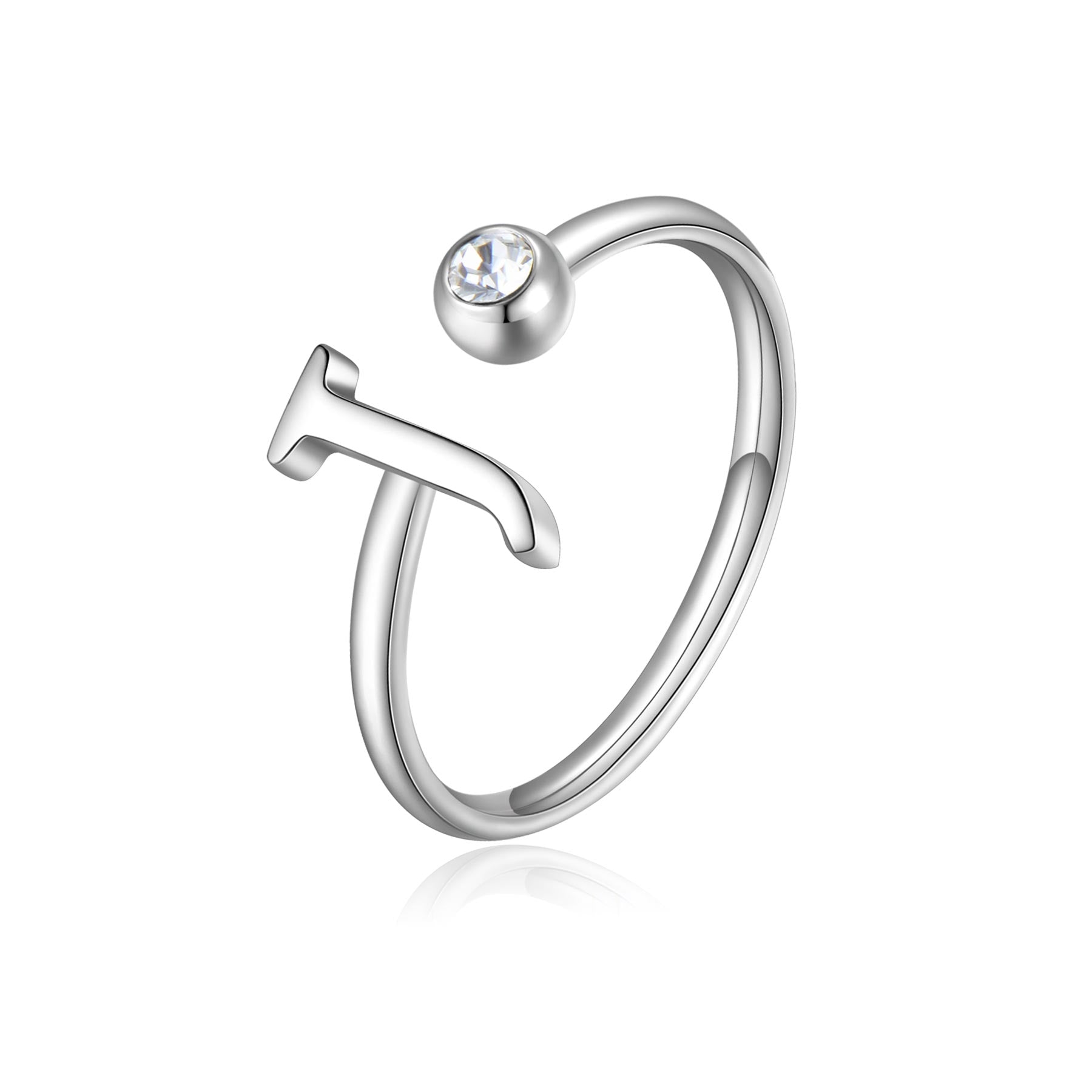 S’Agapõ Anello Click Lettera J SCK181