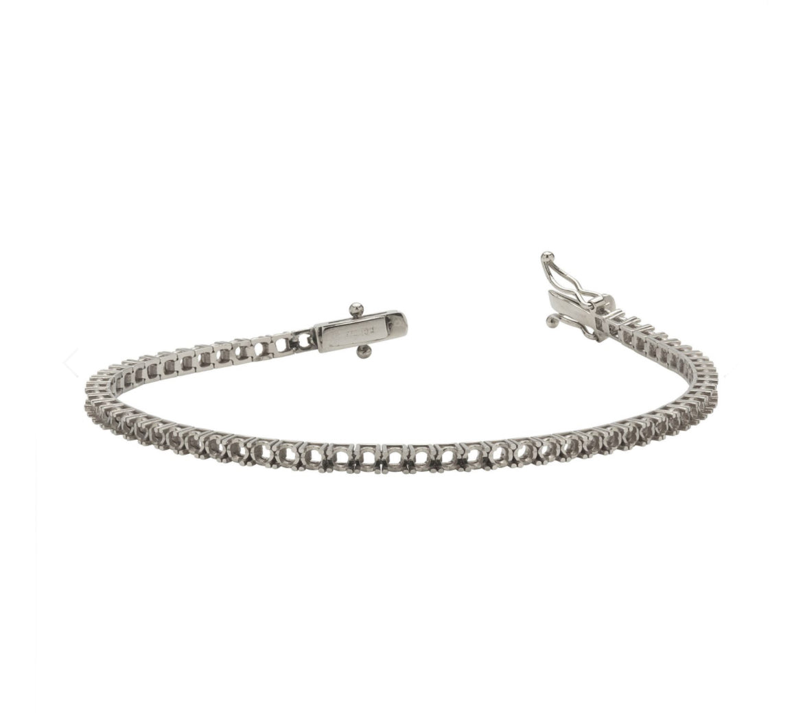 Bracciale Tennis Griffe a Filo Diamantato