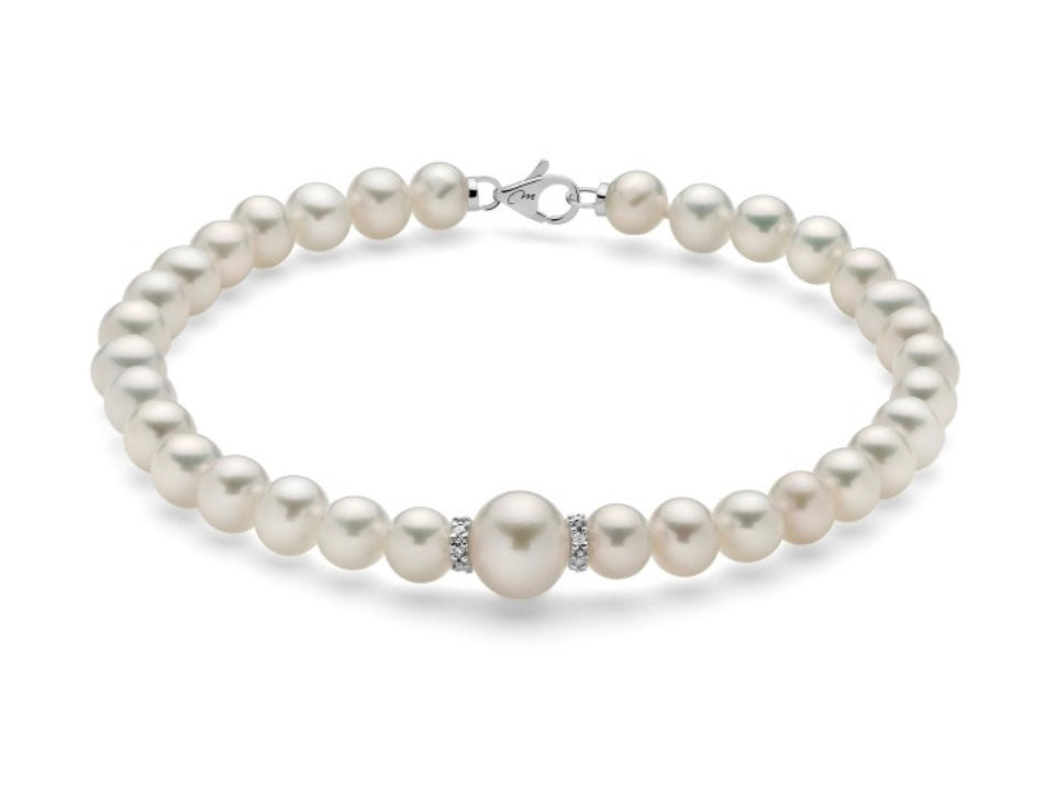 Miluna Bracciale Perle Con Diamanti PBR3073V