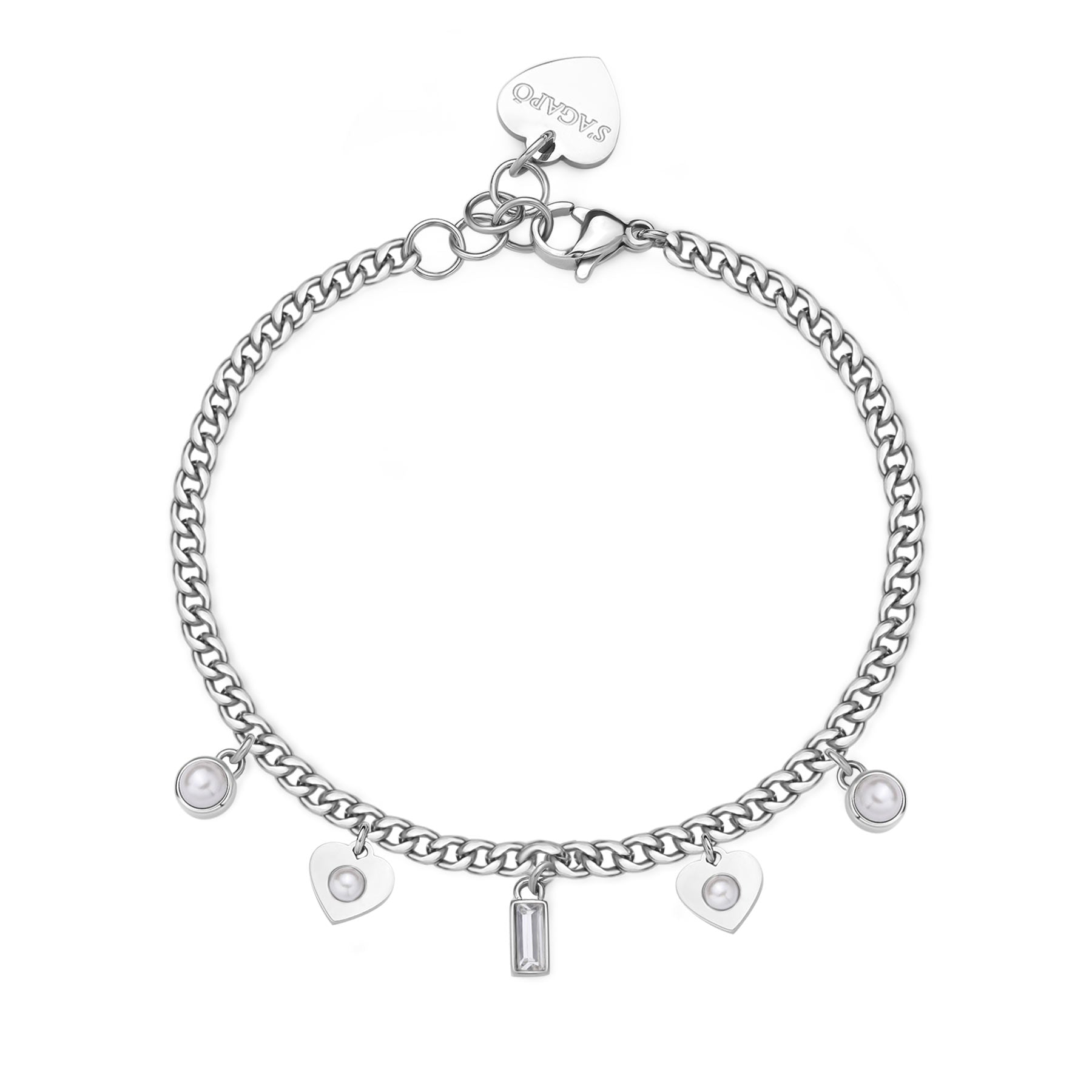 S’Agapõ Bracciale Message SSG32