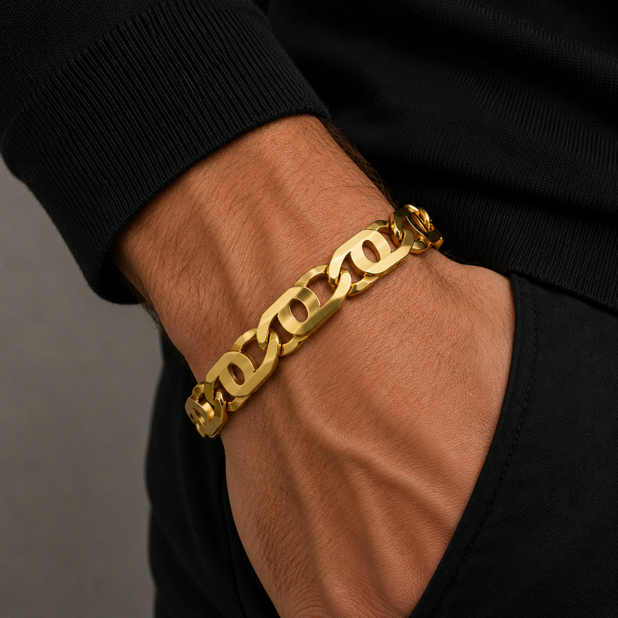 Bracciale in oro giallo 18k