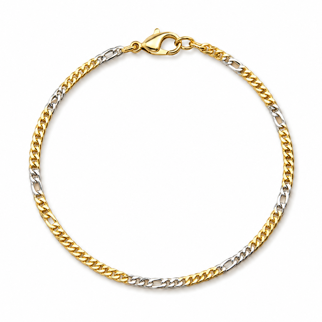Bracciale Bi-Colore in Oro 18k