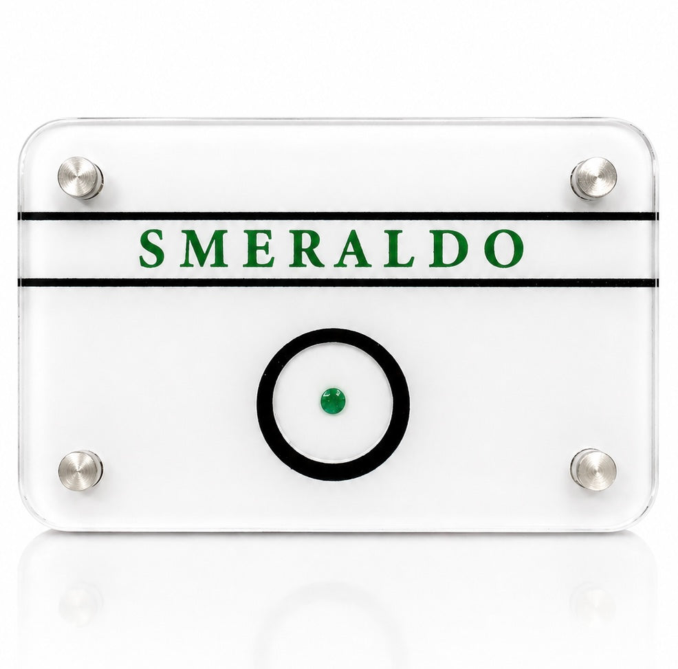 Blister Smeraldo Naturale 0,13 ct