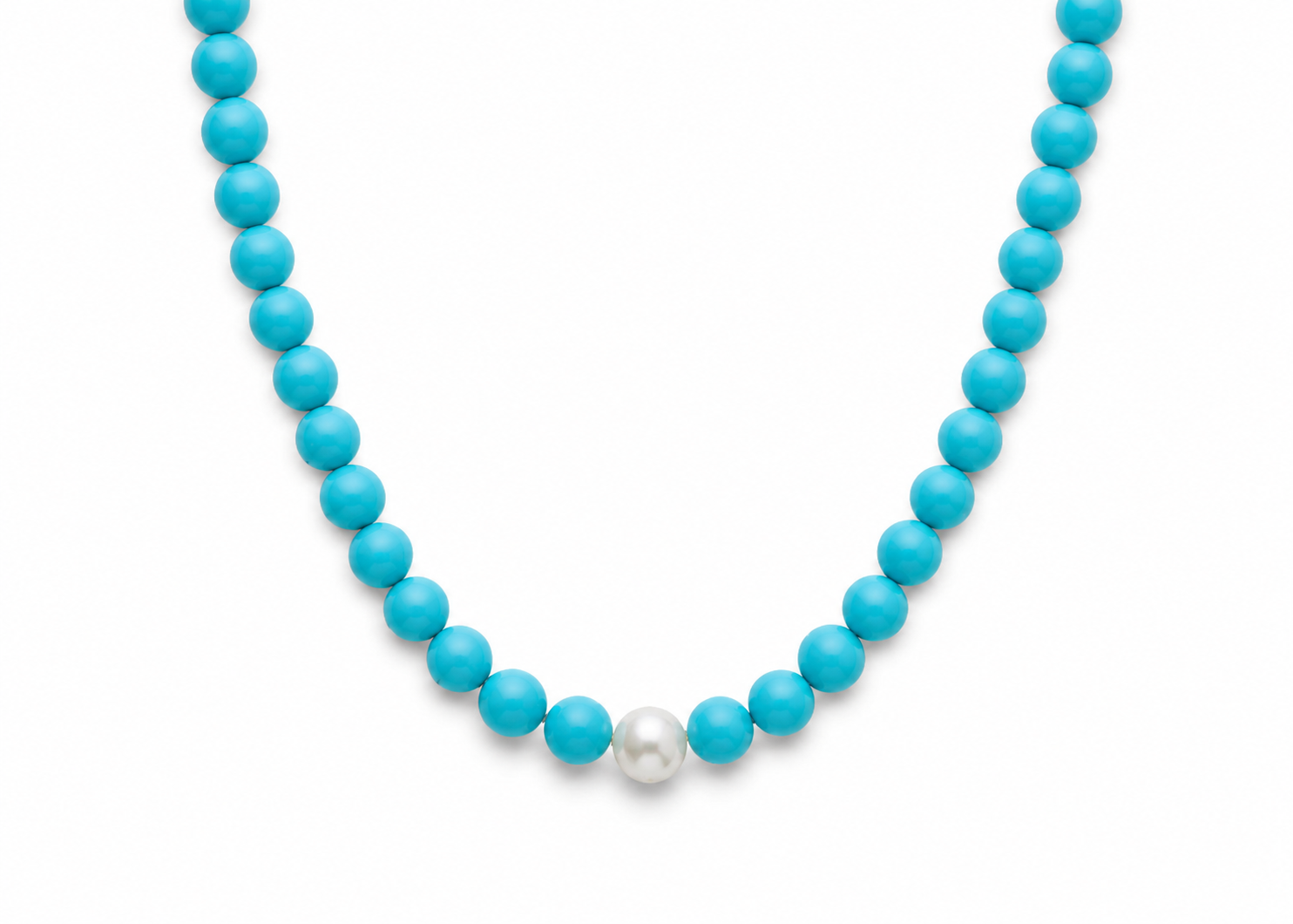 Miluna Collana Pasta di Corallo e Perla PCL4432