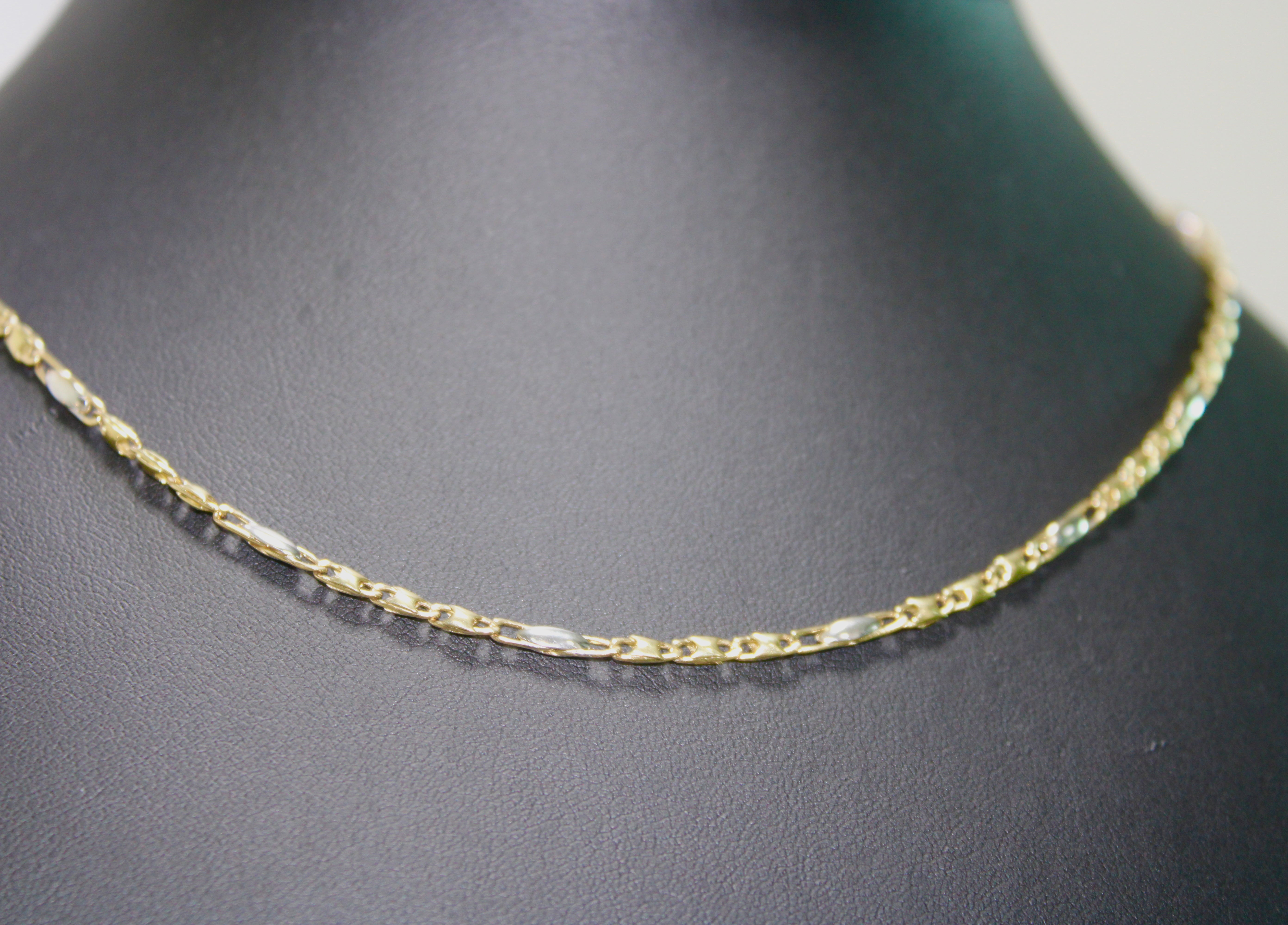 Collana Bi-Colore in Oro 18K