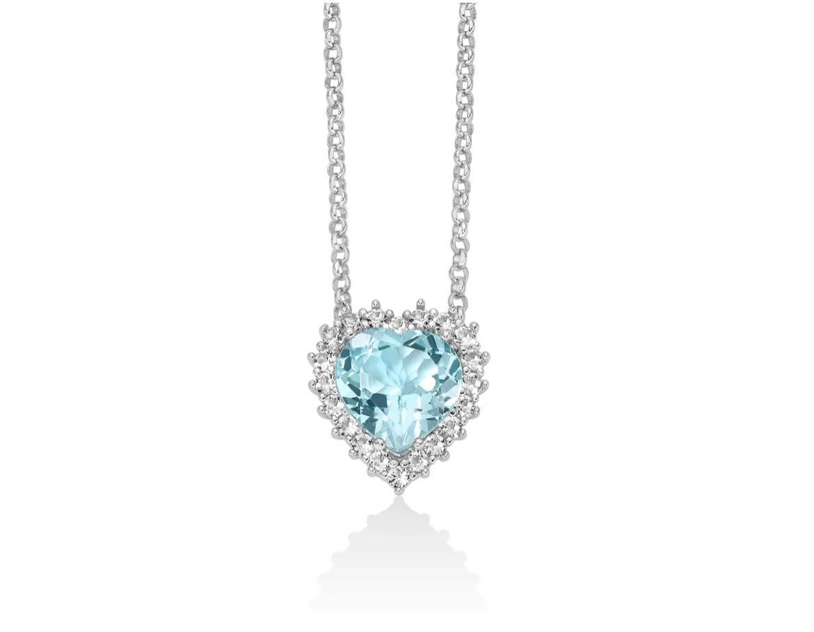 Miluna Collana Argento e Topazio CLD4834