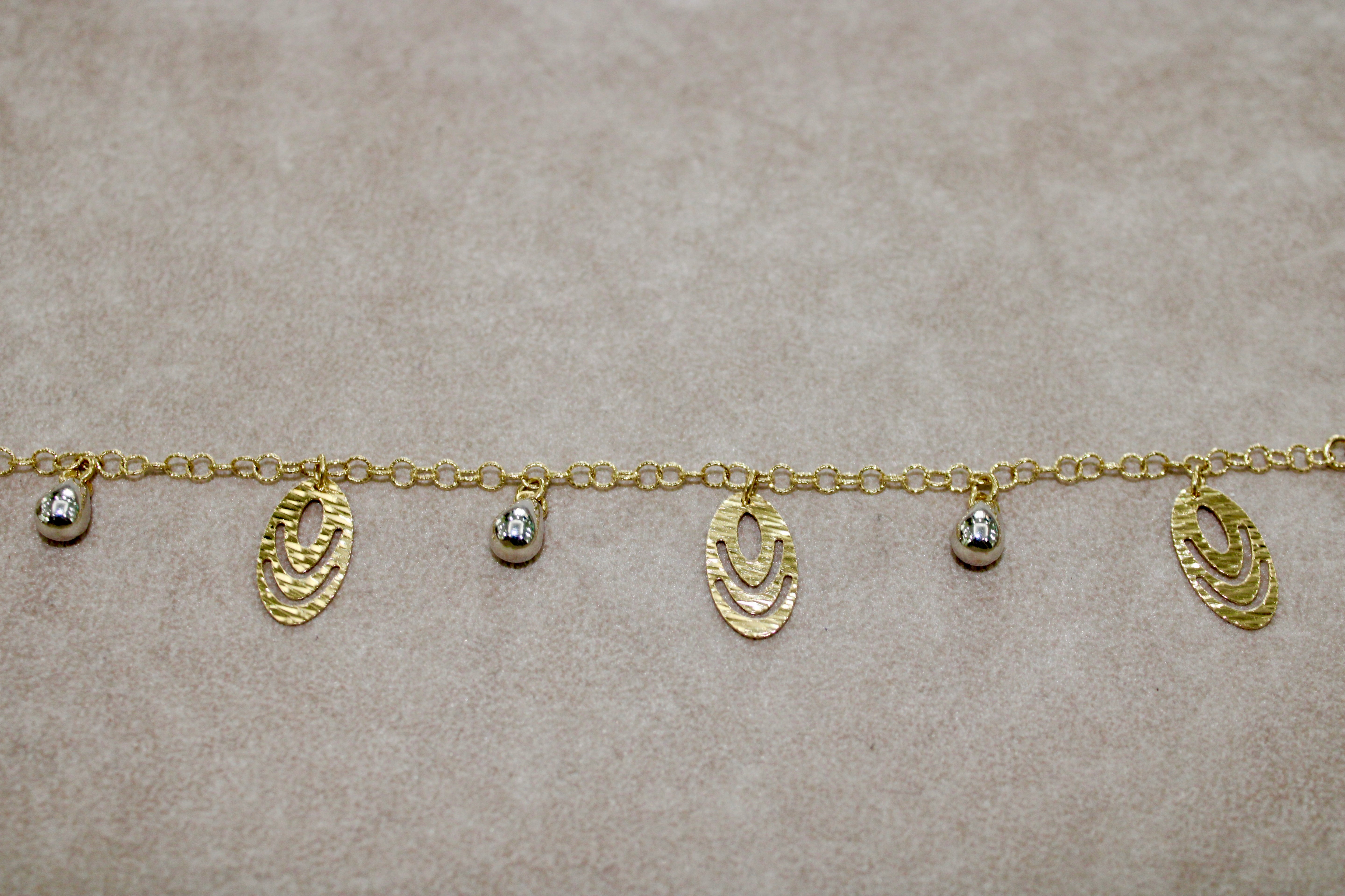 Bracciale in Oro Bi-colore 18k