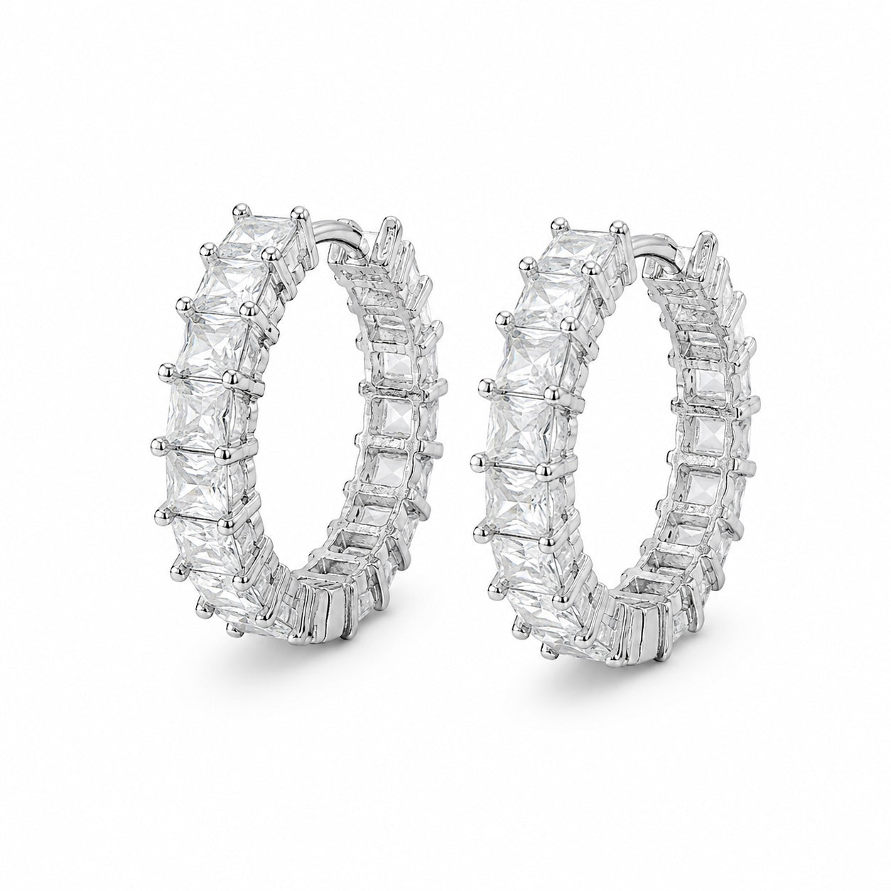 Orecchini Cerchi in Argento 925 GROA07