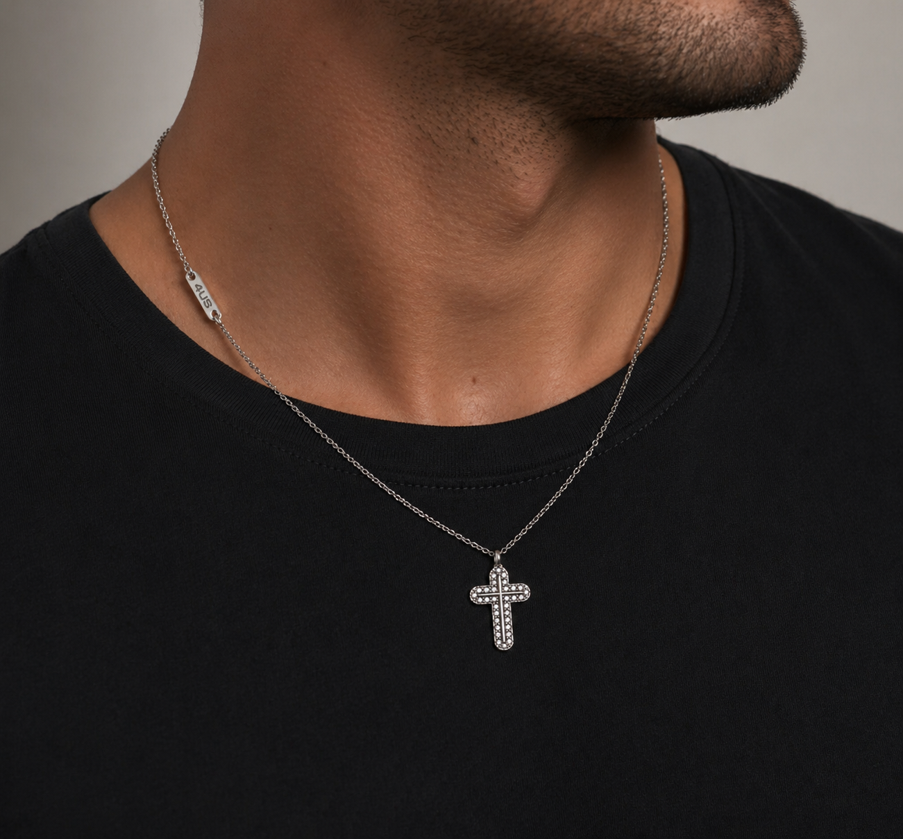 4US Paciotti Collana Croce 4UCL6969