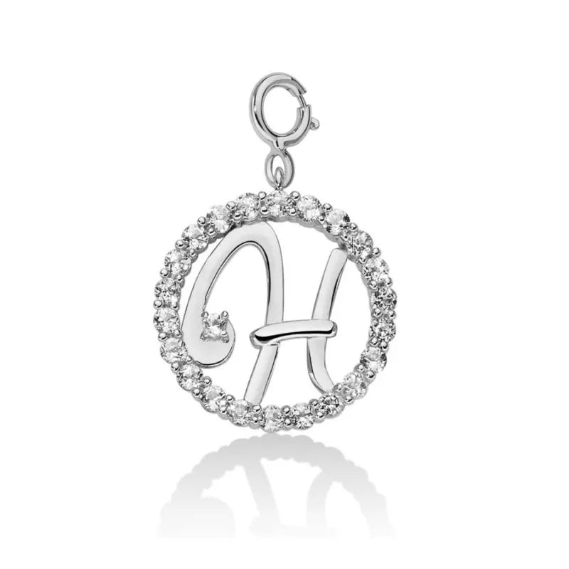 Miluna Charm in Argento Lettera H PFD857-H