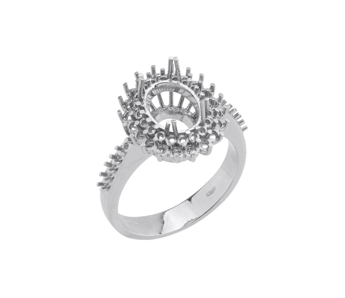 Anello Colore Gambo Sgriffato