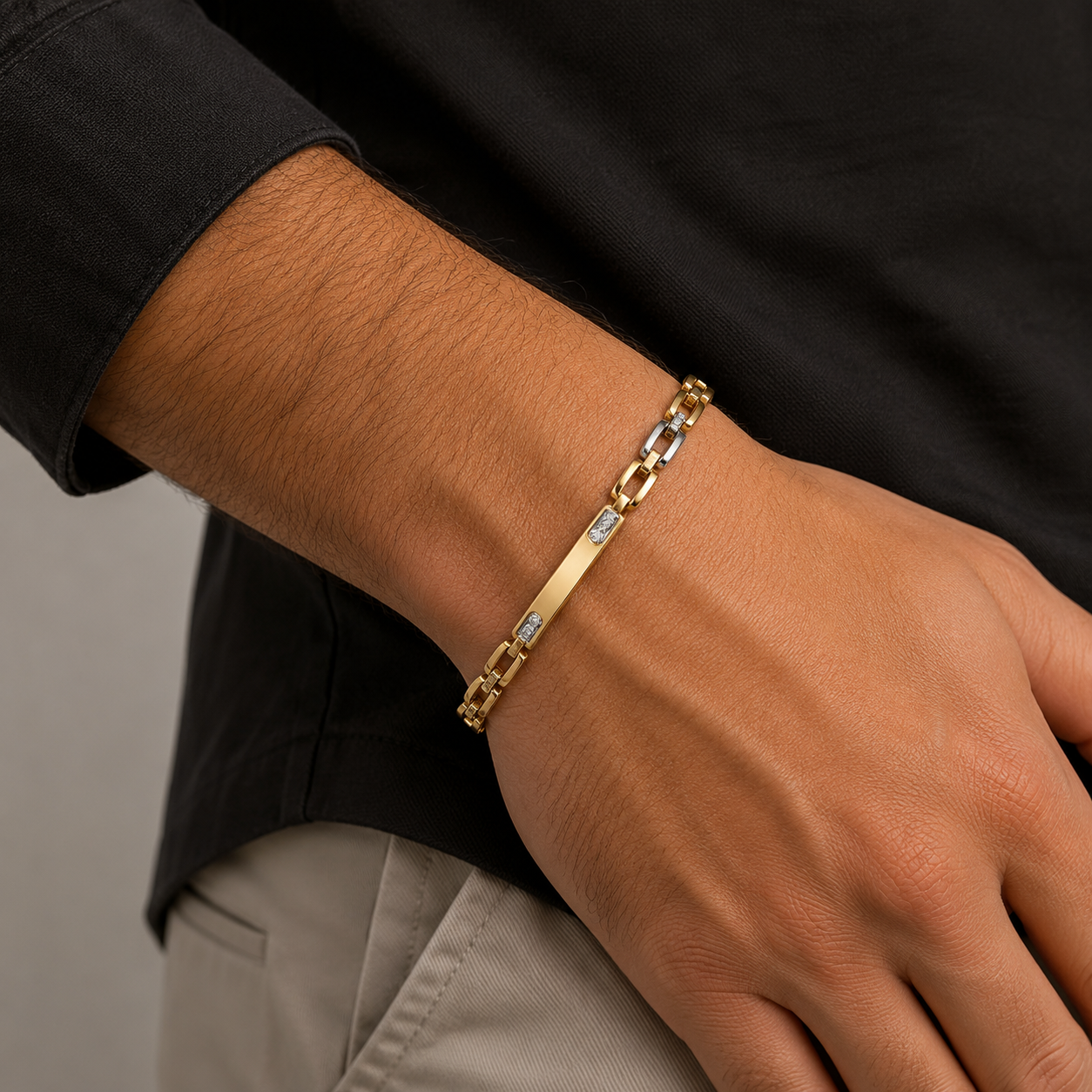 Bracciale Bi-colore in oro 18k