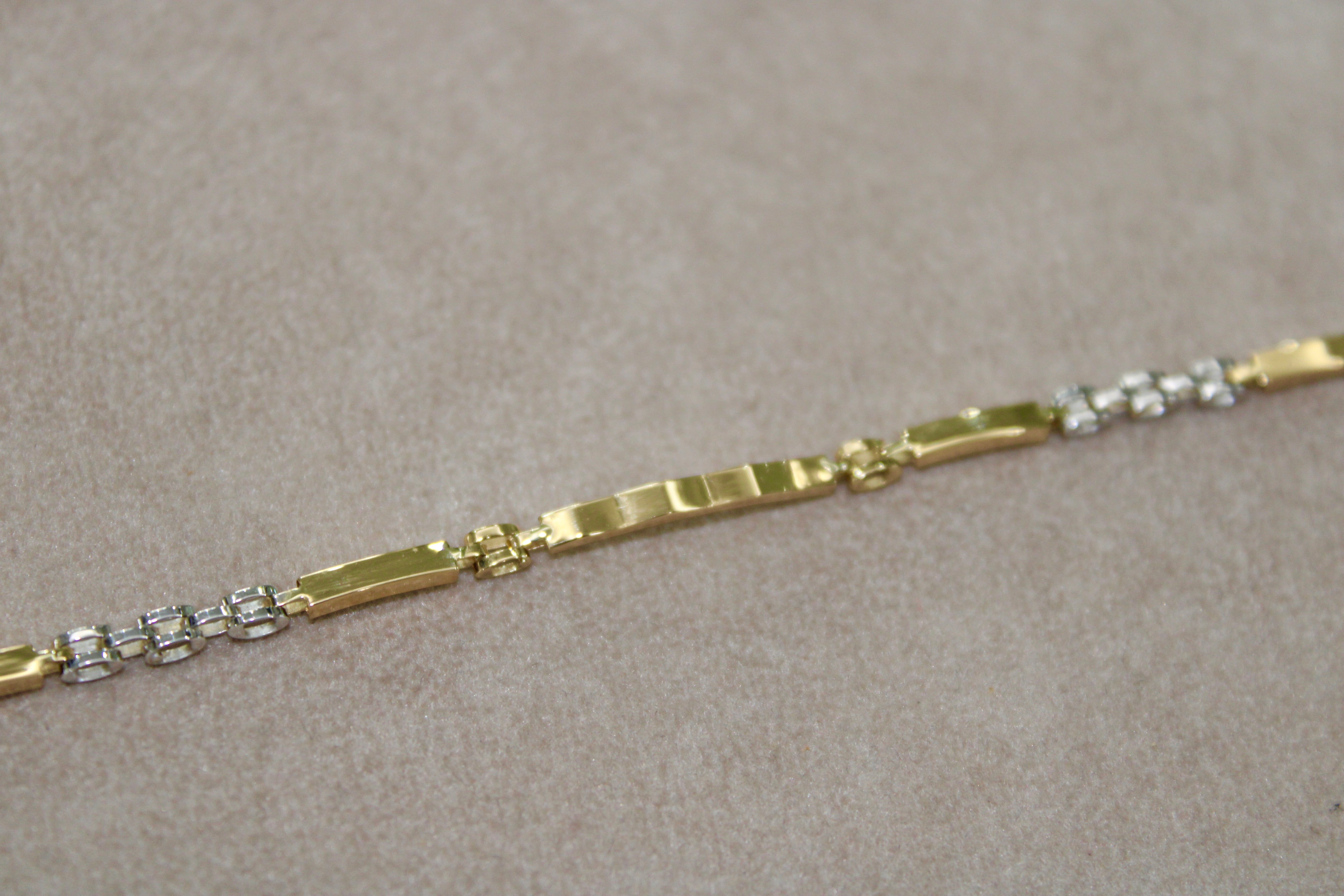 Bracciale Bi-Colore in Oro 18k