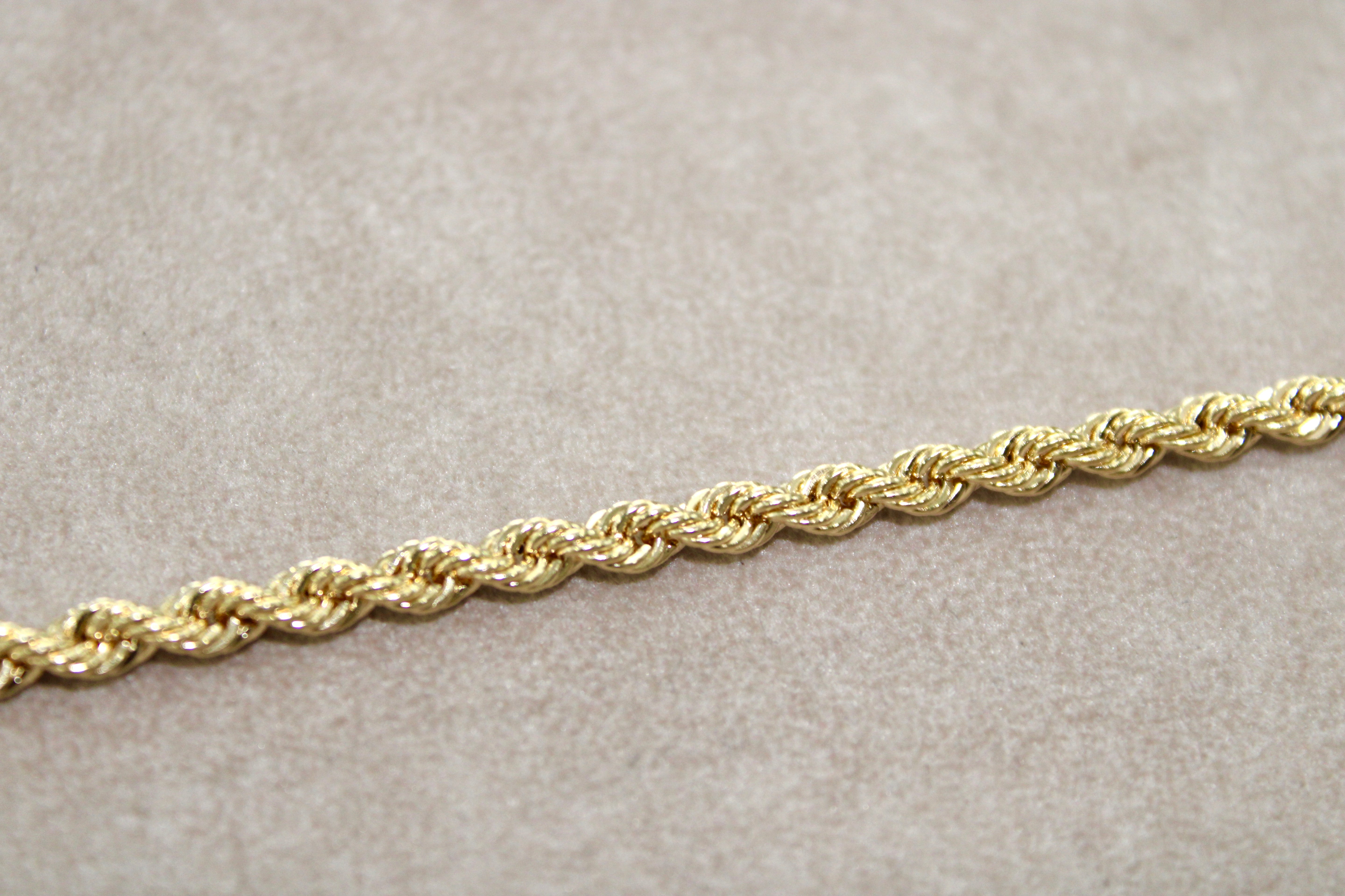 Bracciale Torchon in Oro giallo 18k