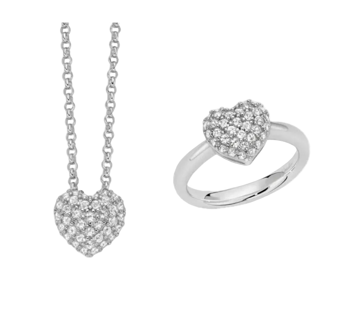 Set Miluna Collana e Anello CLD5079 + LID4008