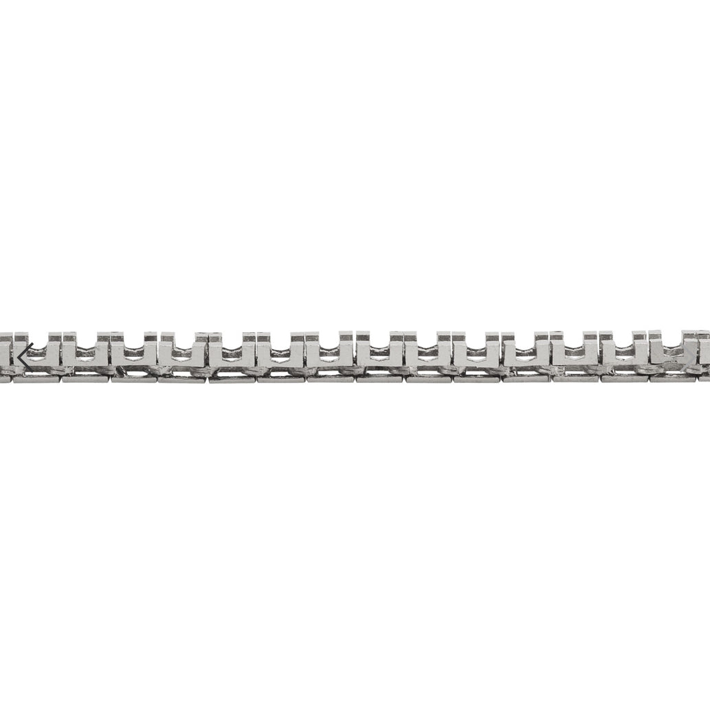 Collana Tennis Griffe Quadrato Diamantato