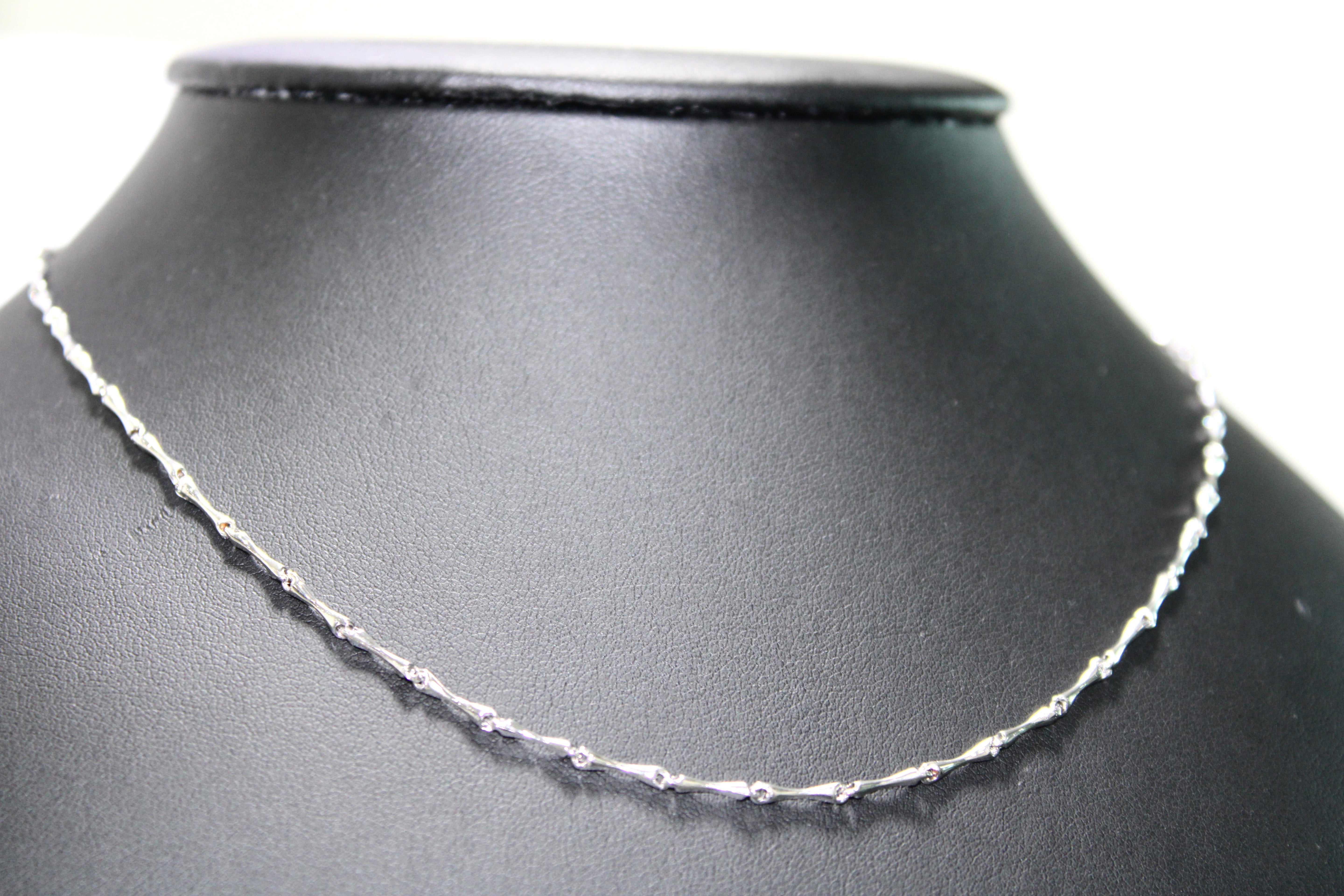 Collana in Oro Bianco 18K