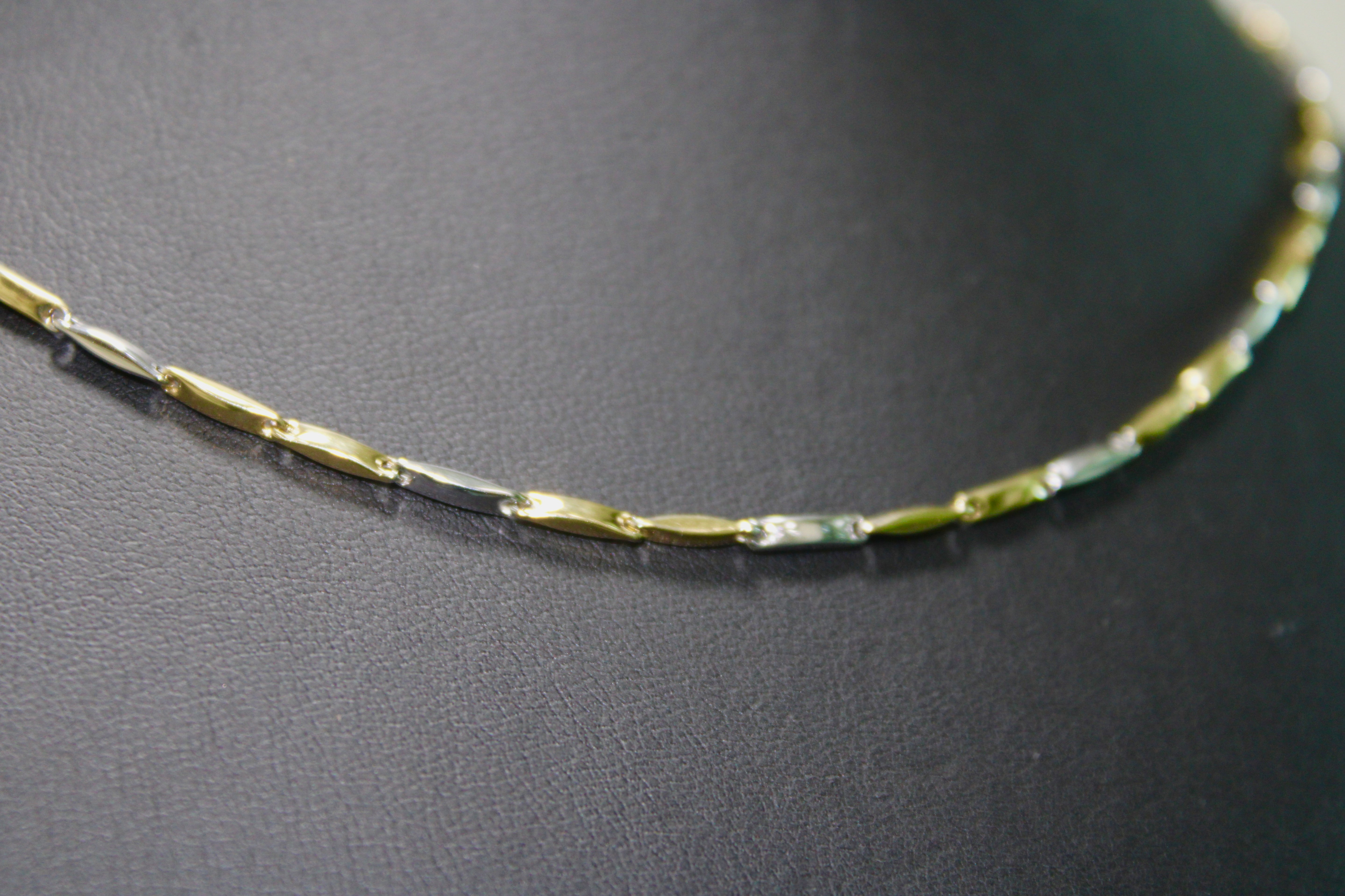 Collana Bi-Colore in Oro 18K