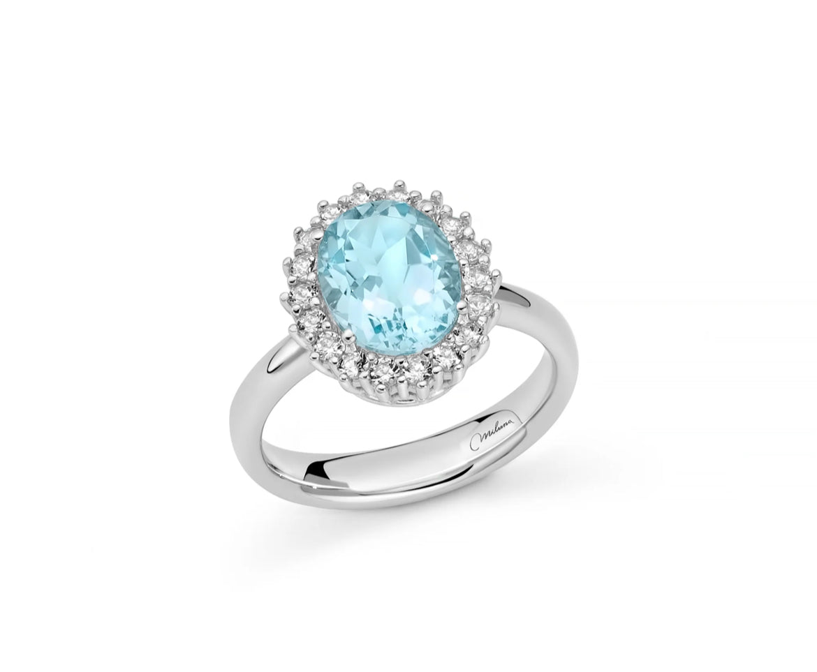Miluna Anello Gemma Del Cielo LID3888M12