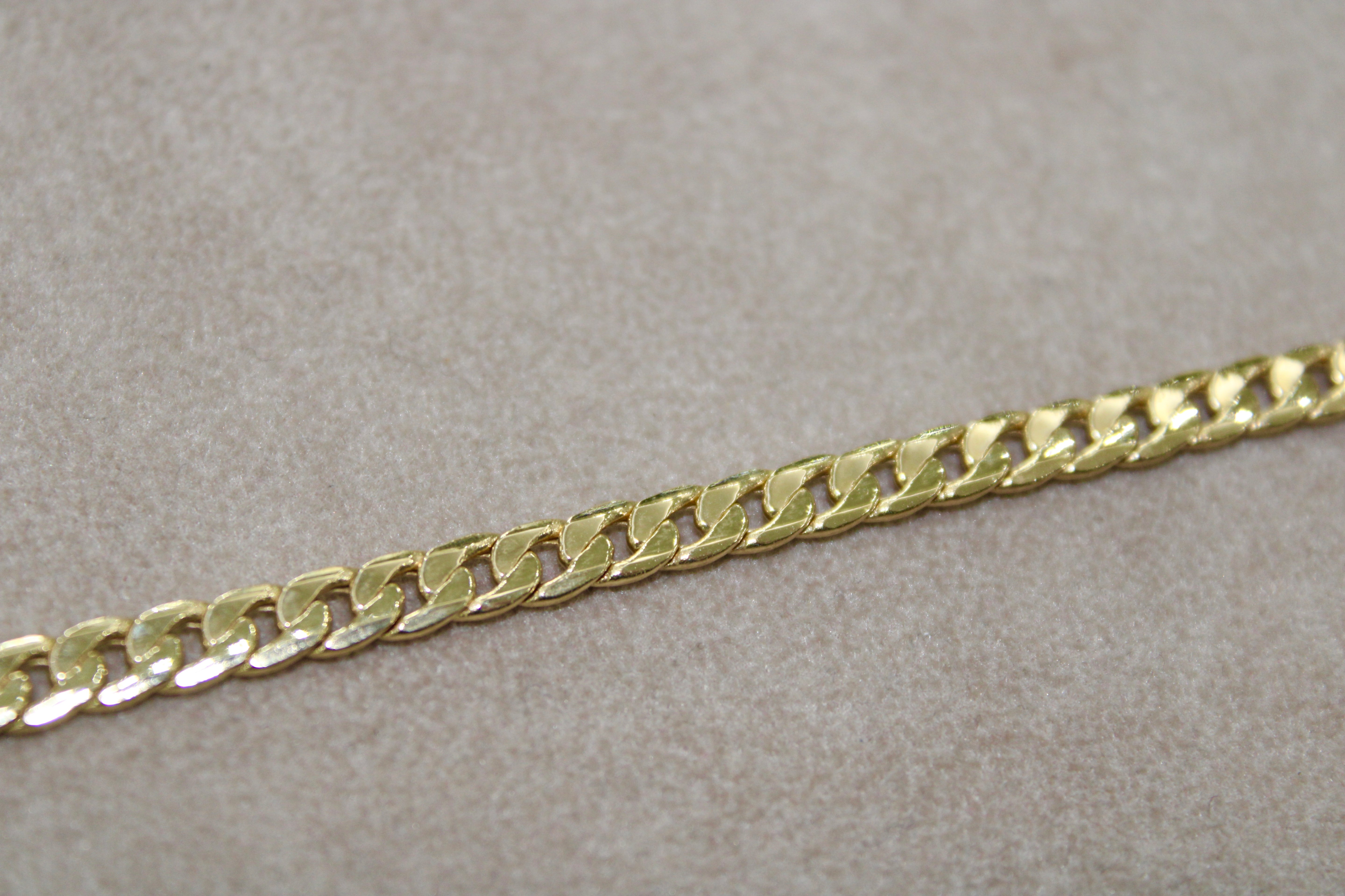 Bracciale Groumette in Oro Giallo 18K