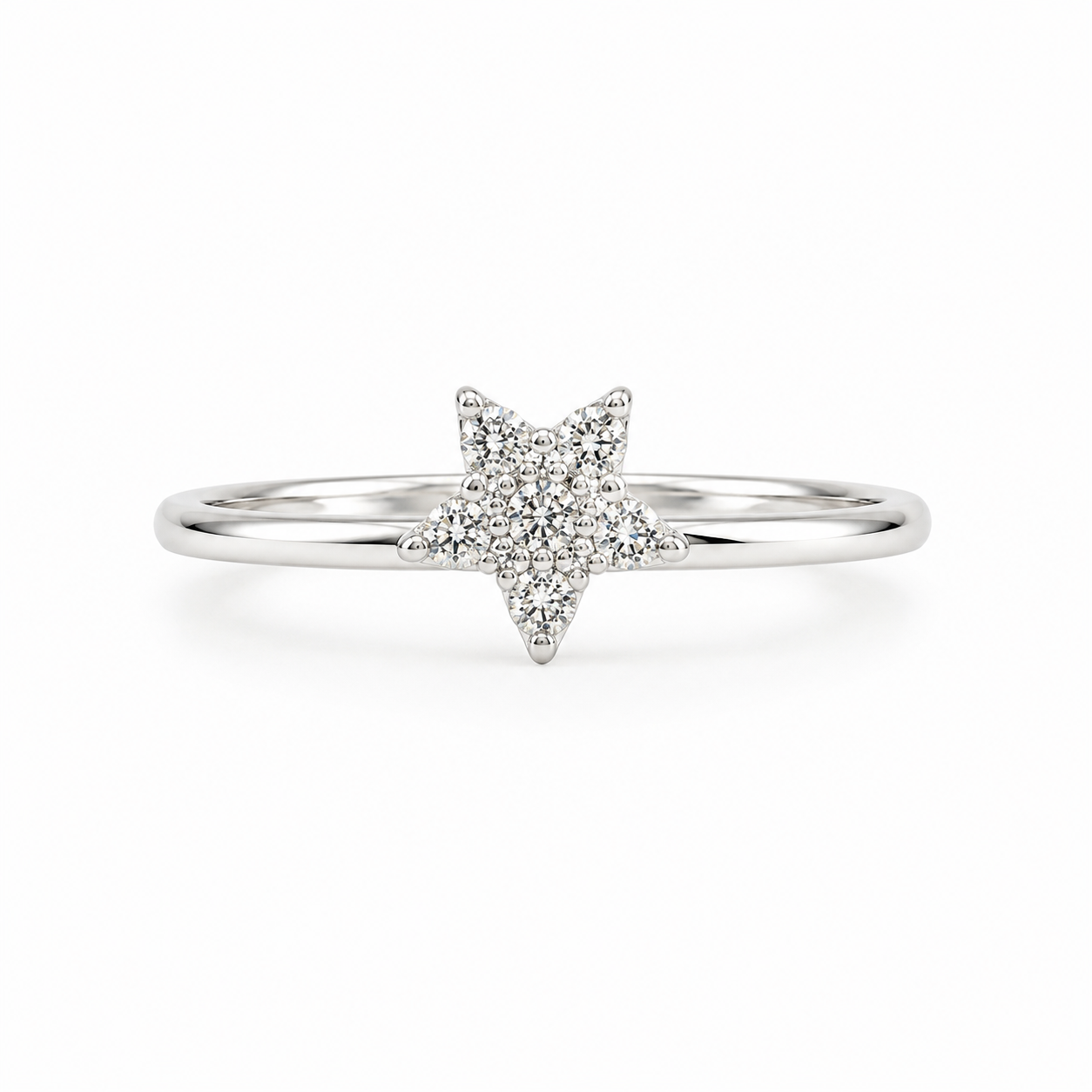 Anello Stella In Oro 18K GRAB13